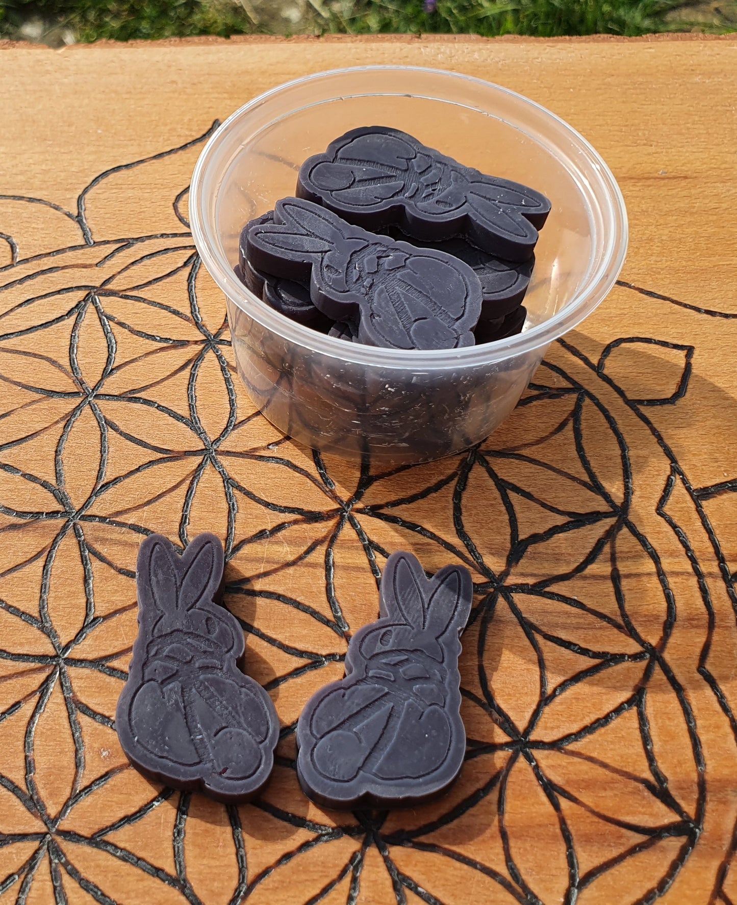 UNscented Wax Melts ~ Rope Bunnies ~ designed for Wax Play, BDSM, kink