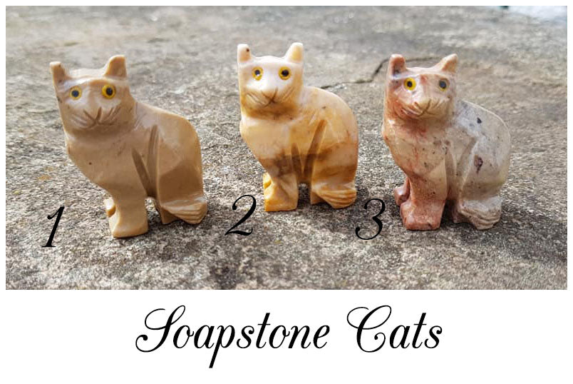 Soapstone Cat (single item)