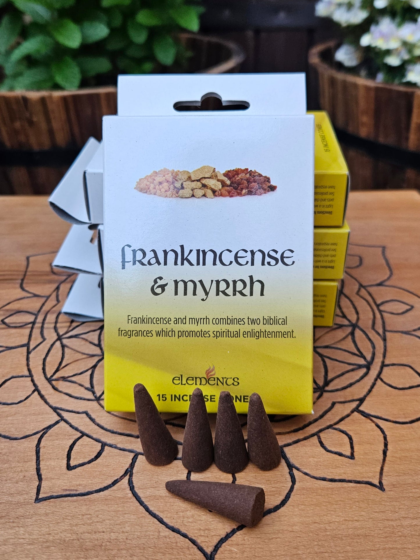 #BS032 Incense Cones - Frankincense and Myrrh