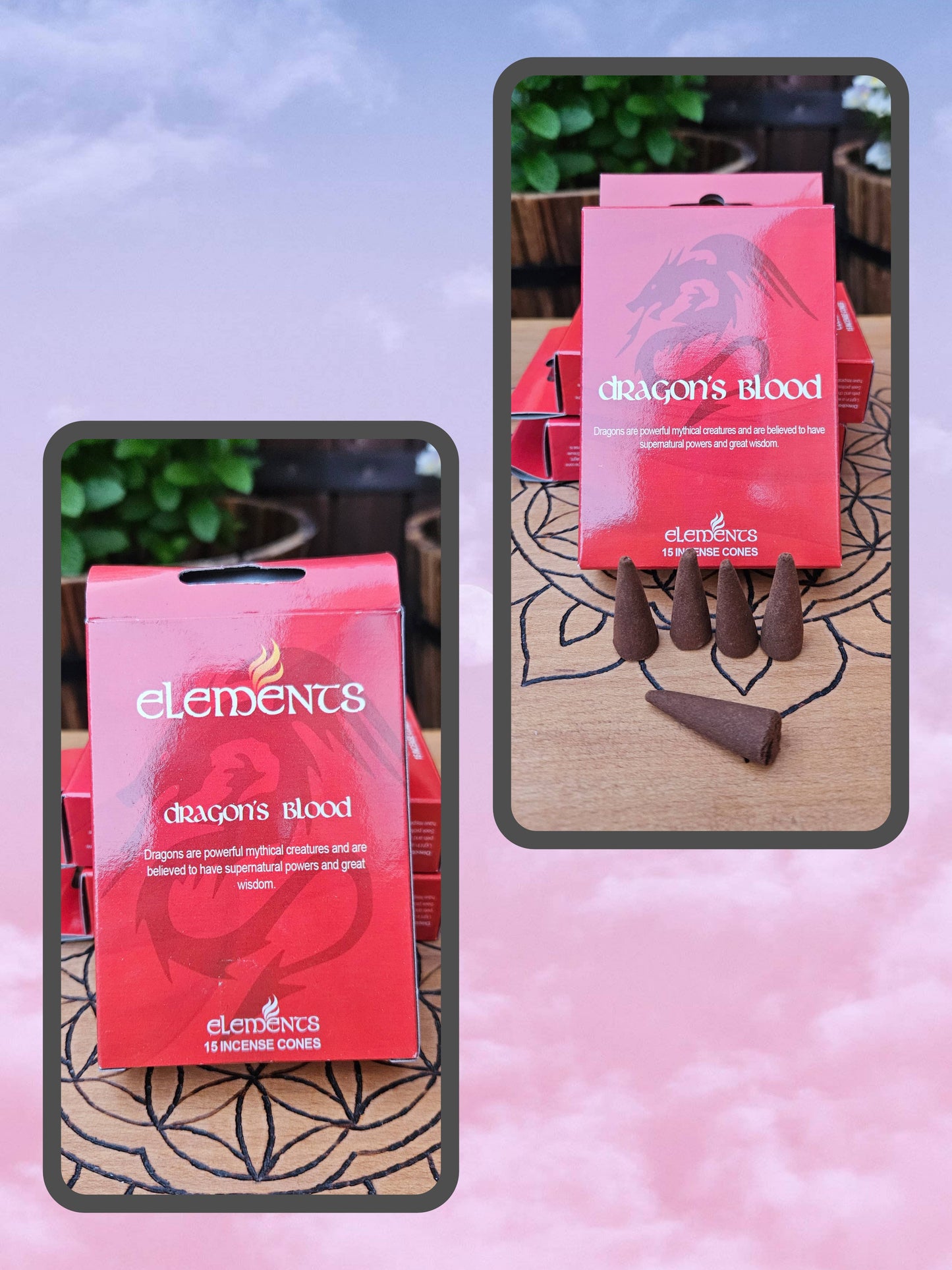 #BS034 Incense Cones - Dragons Blood