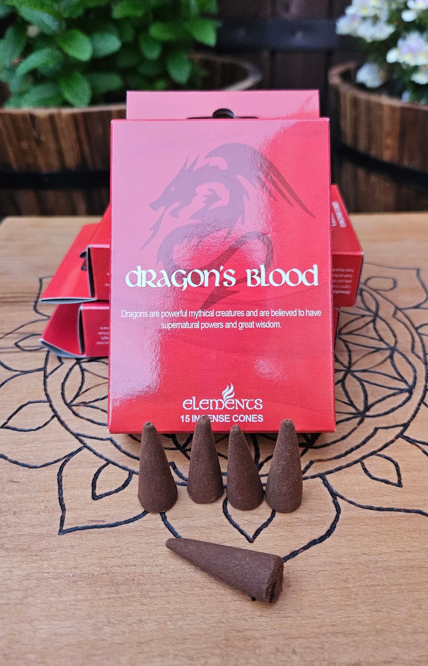 #BS034 Incense Cones - Dragons Blood