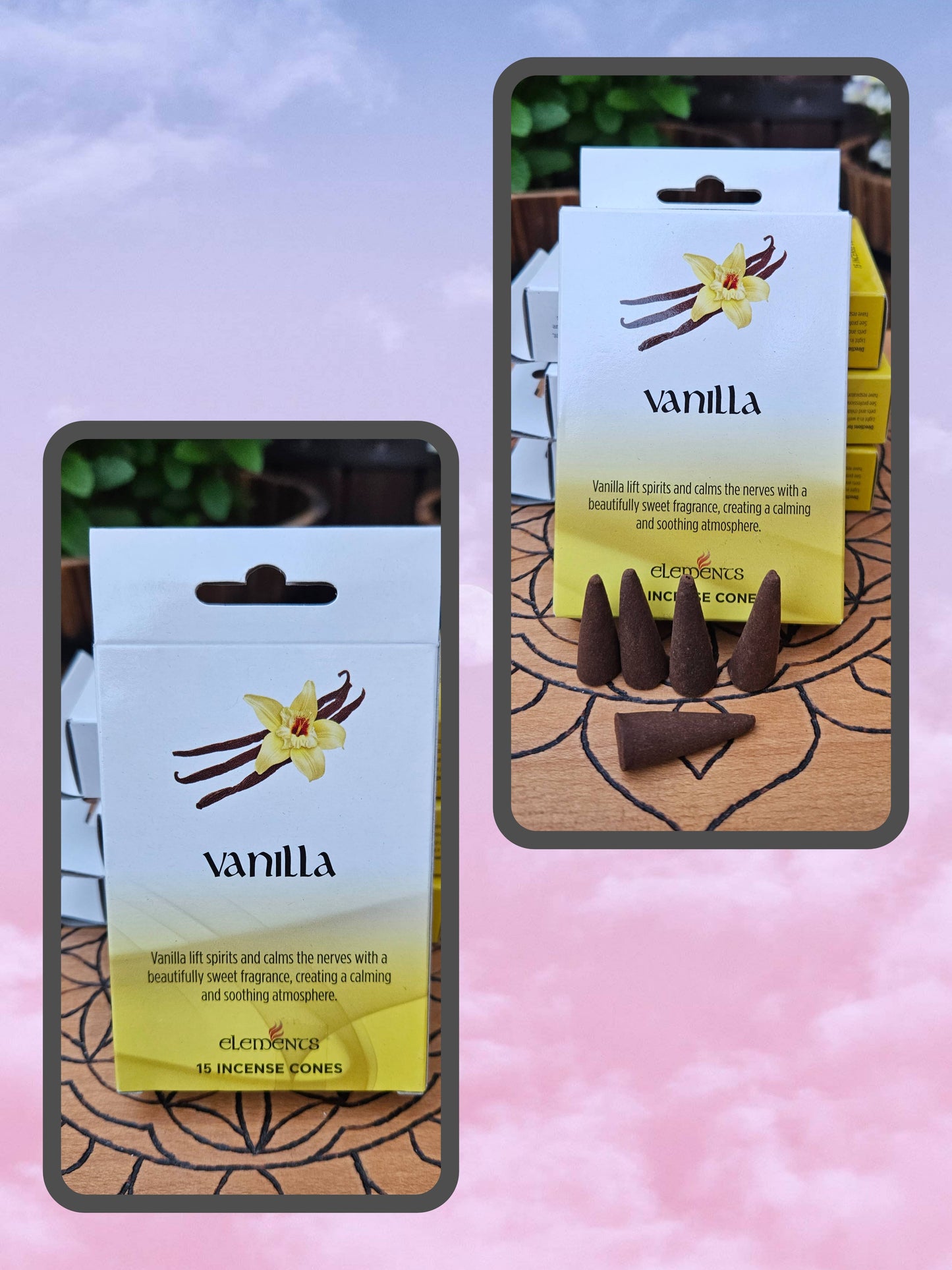 #BS036 Incense Cones - Vanilla