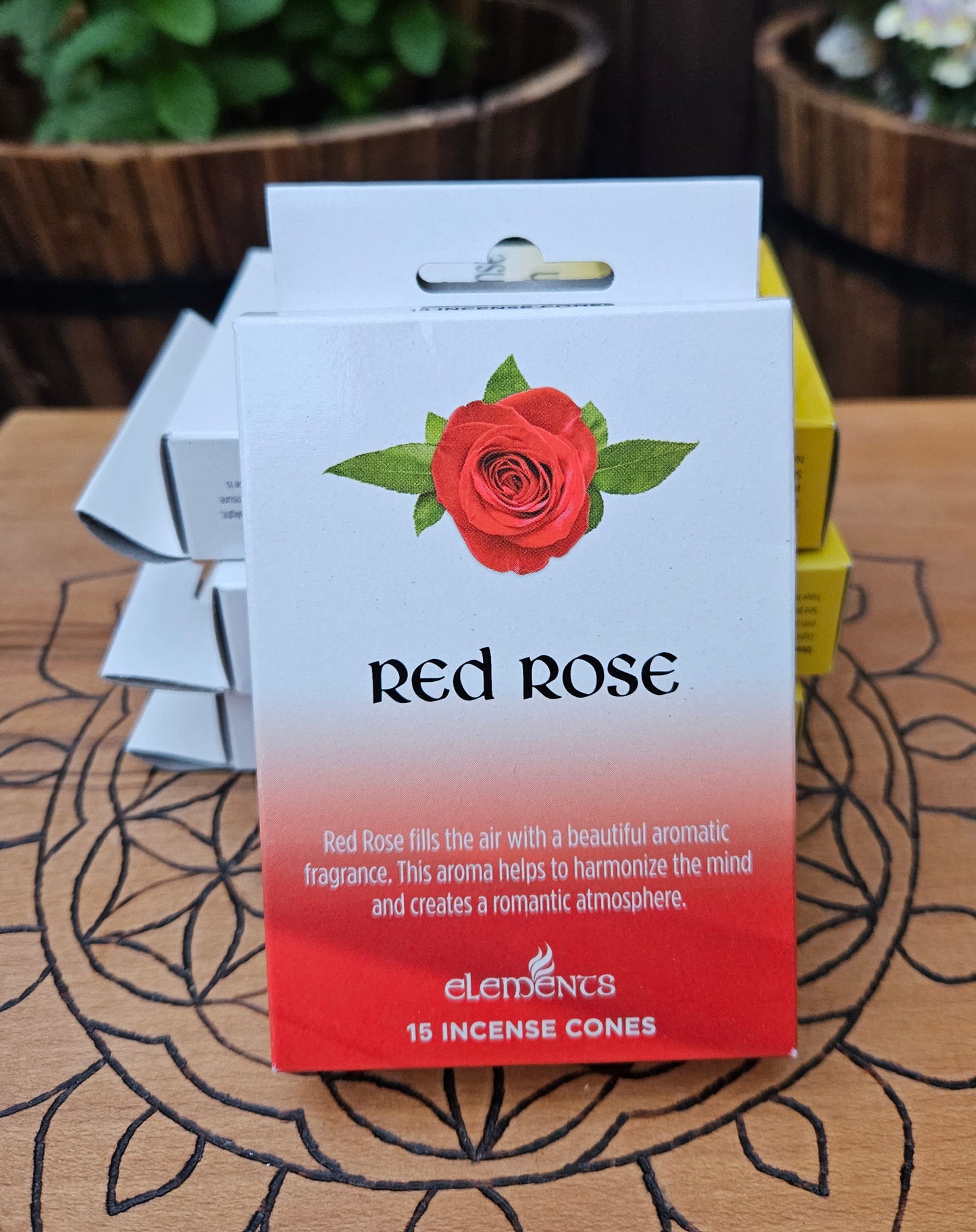 #BS038 Incense Cones - Red Rose