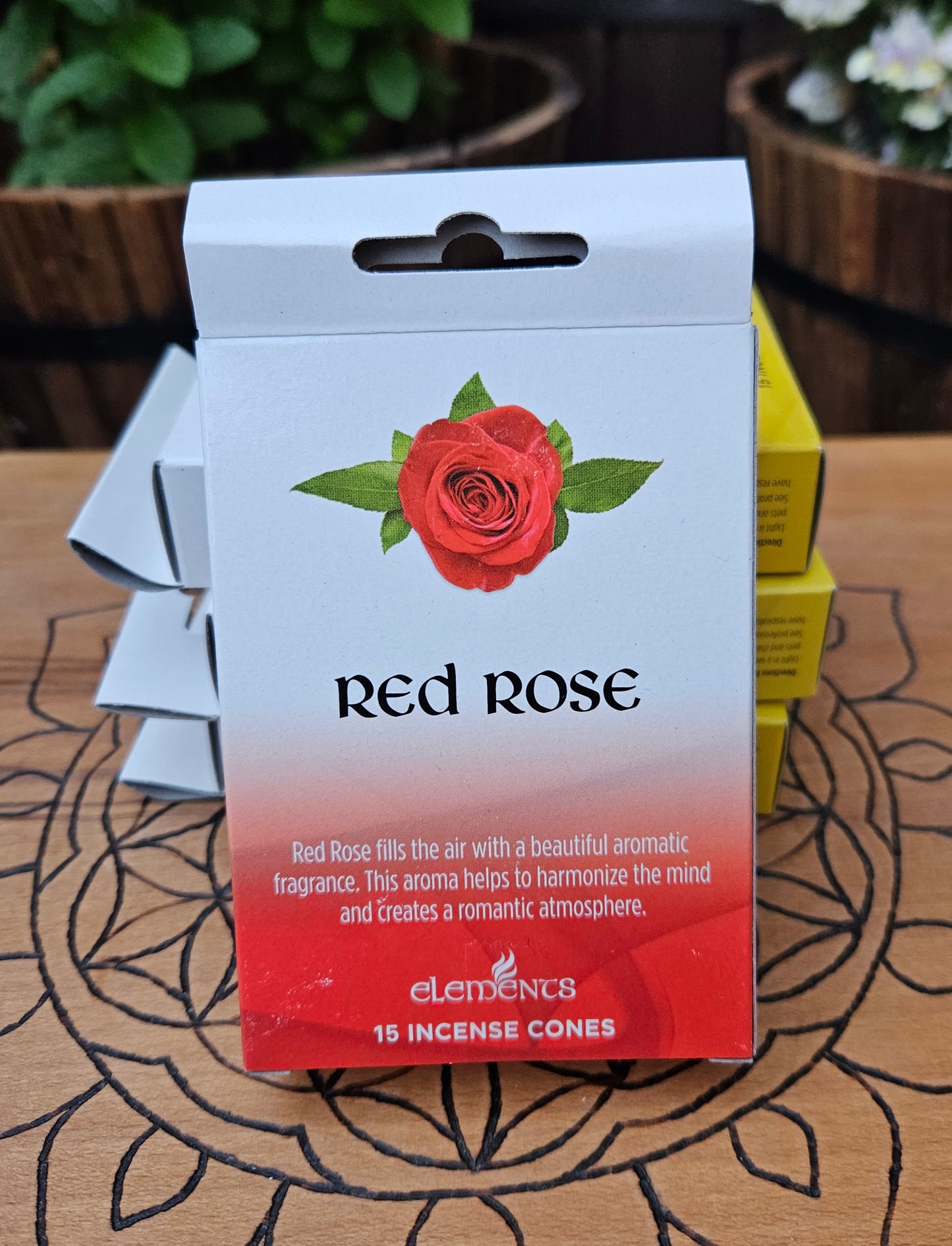 #BS038 Incense Cones - Red Rose