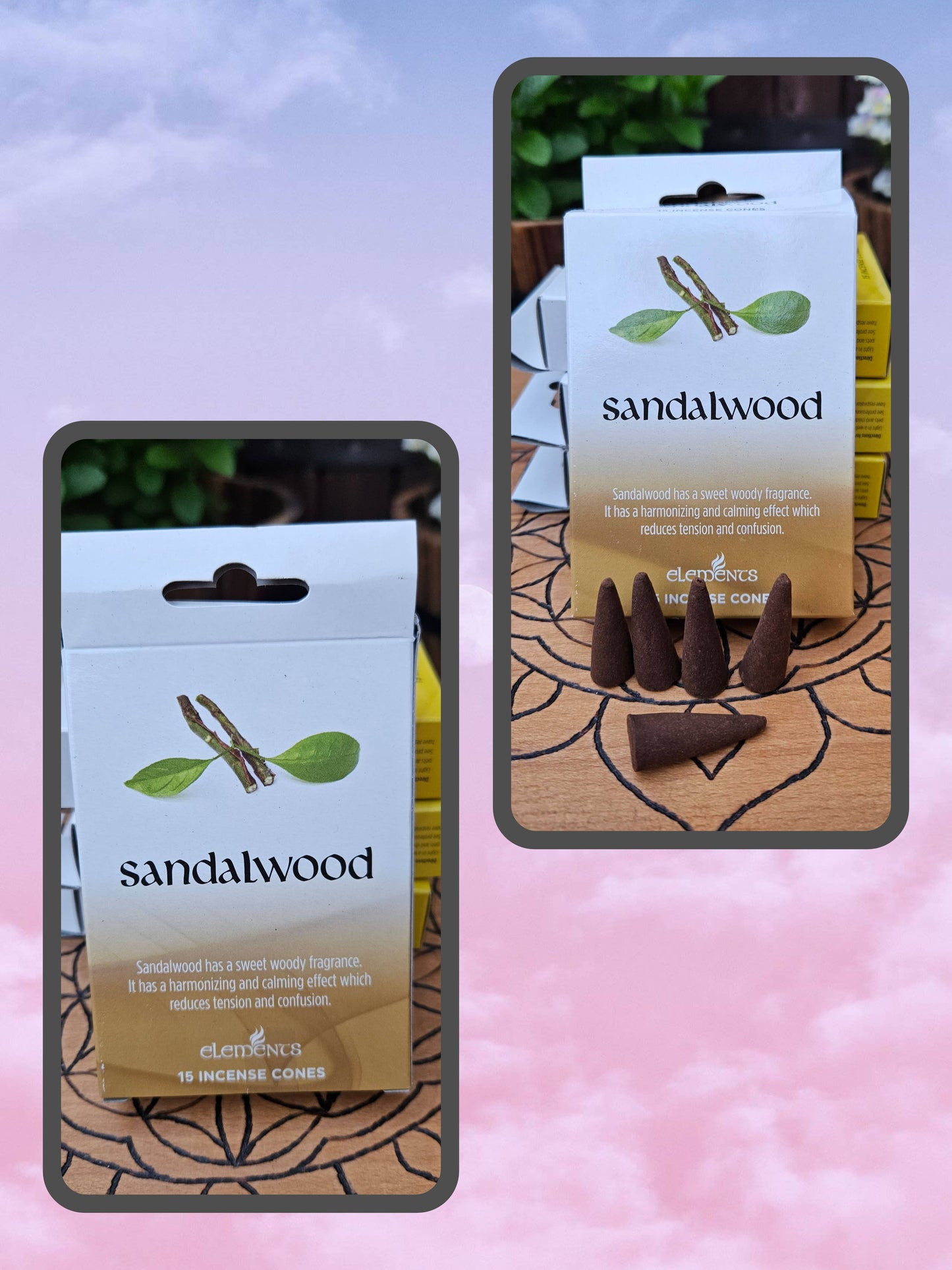 #BS040 Incense Cones -Sandalwood
