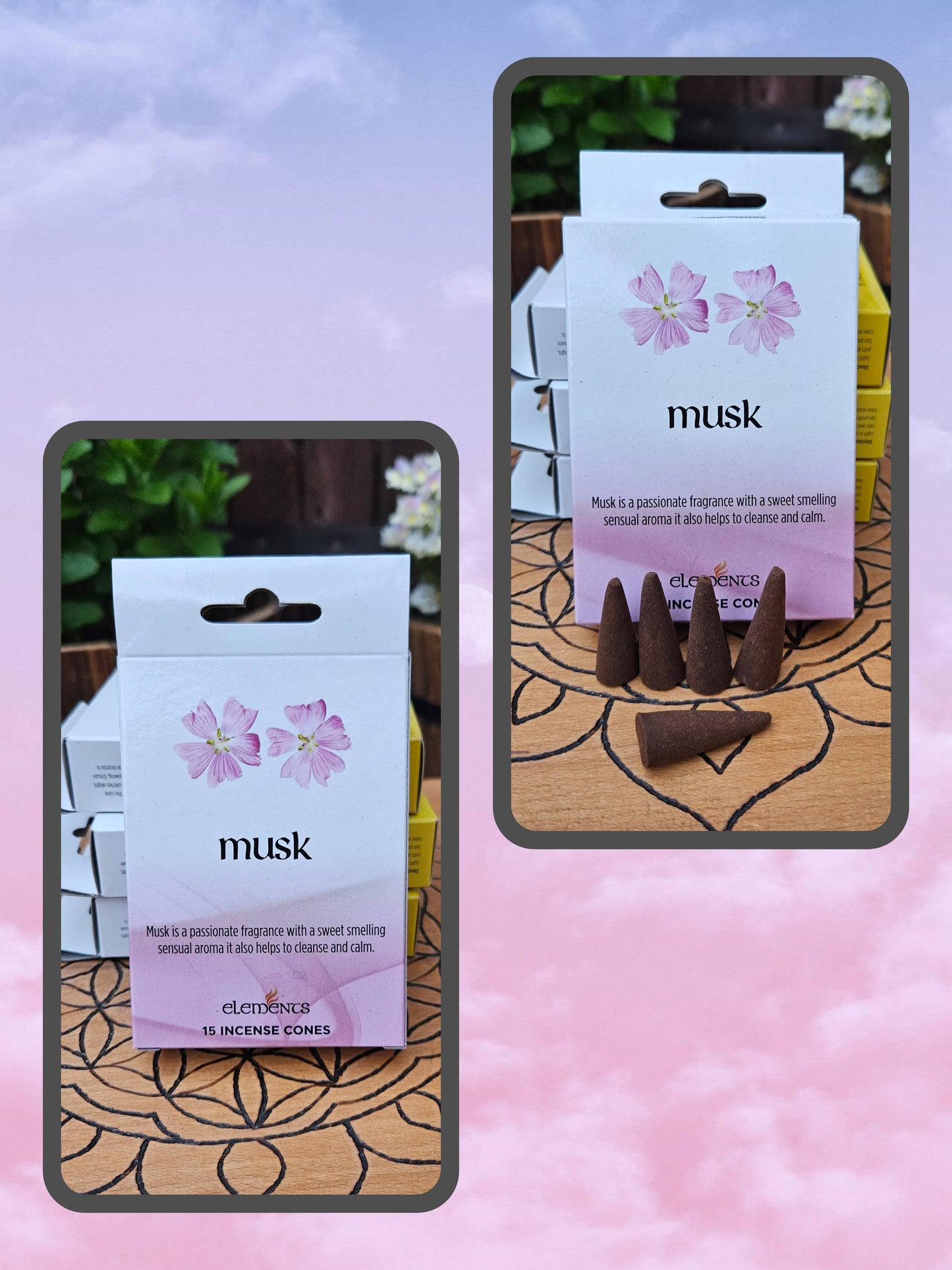 #BS042 Incense Cones - Musk