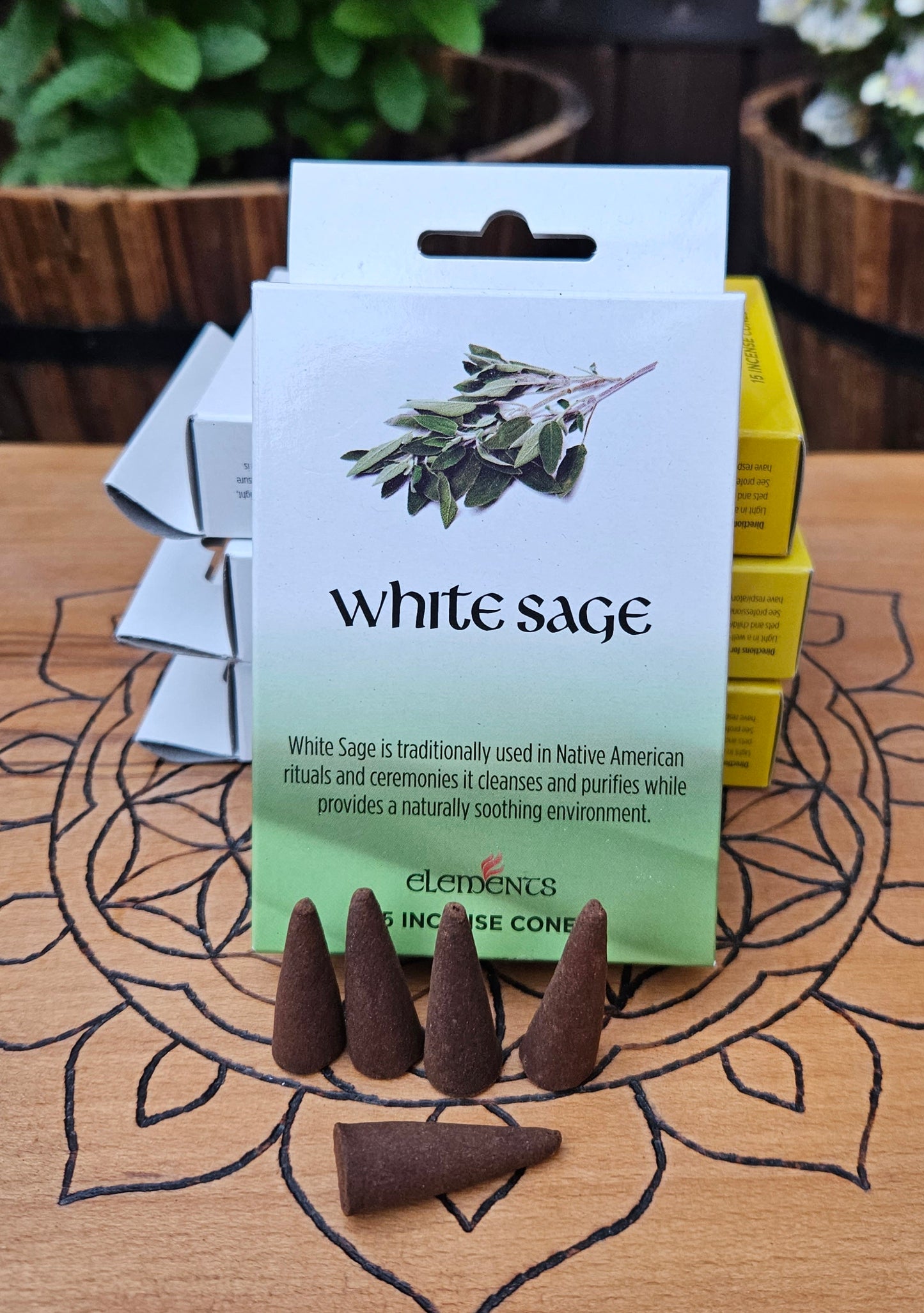 #BS043 Incense Cones - White Sage