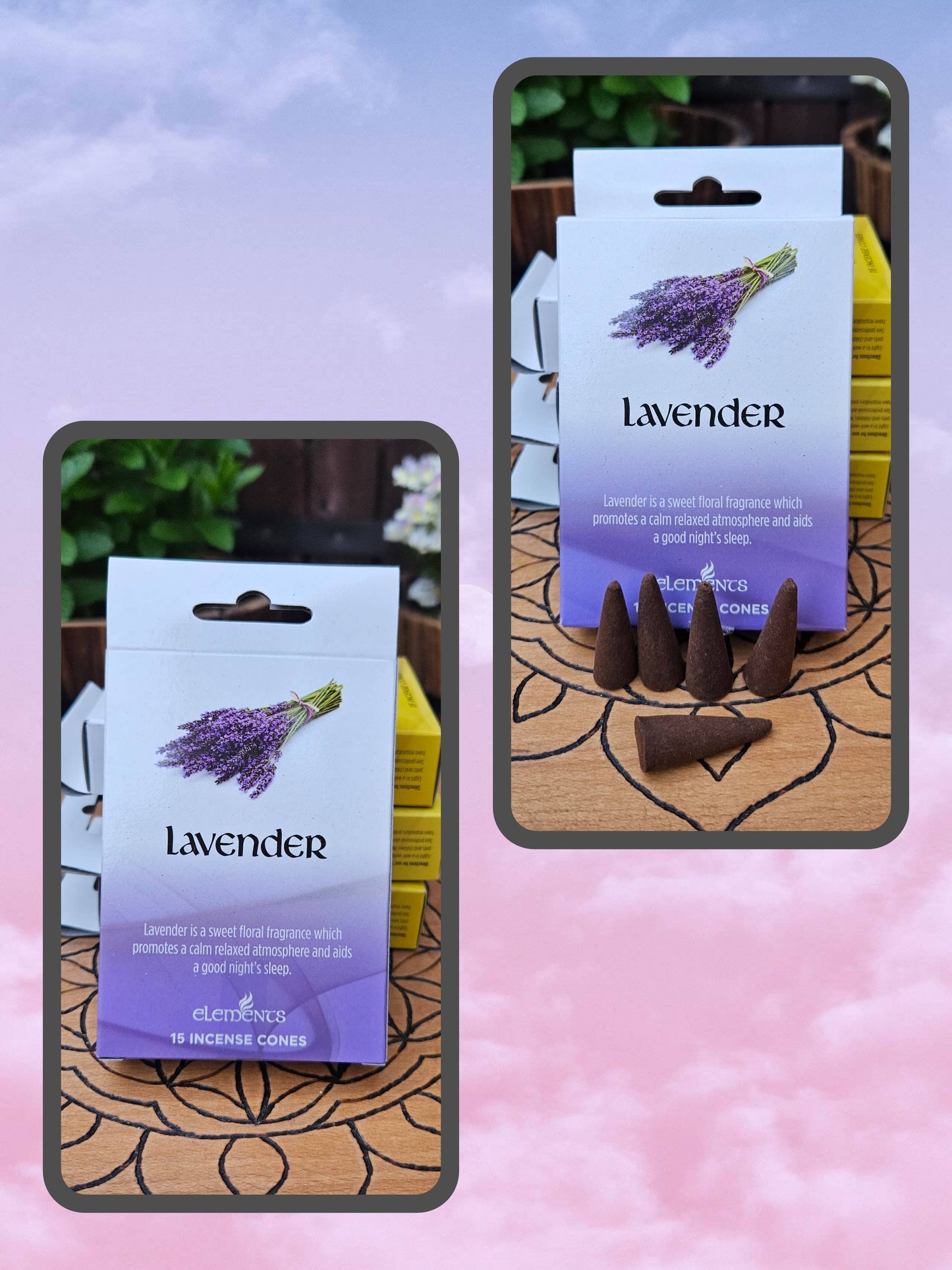 #BS044 Incense Cones - Lavender