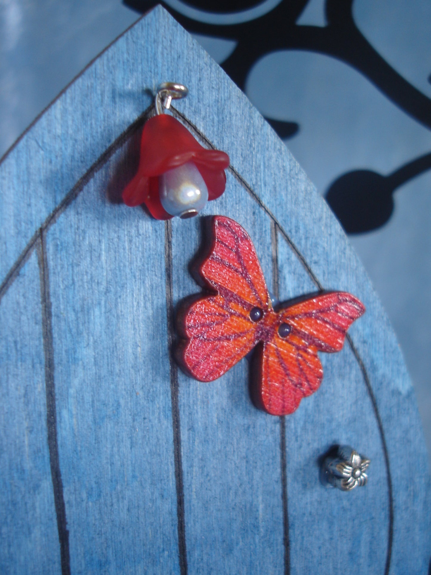 Hand decorated Wooden Fairy Doors - Various