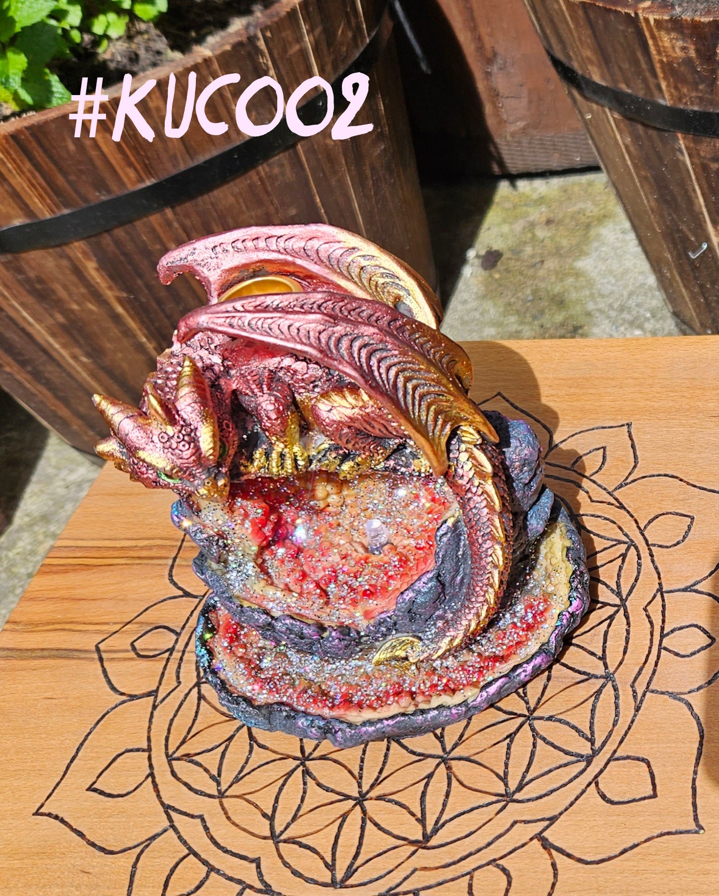 Dragon Geode Backlflow Burner