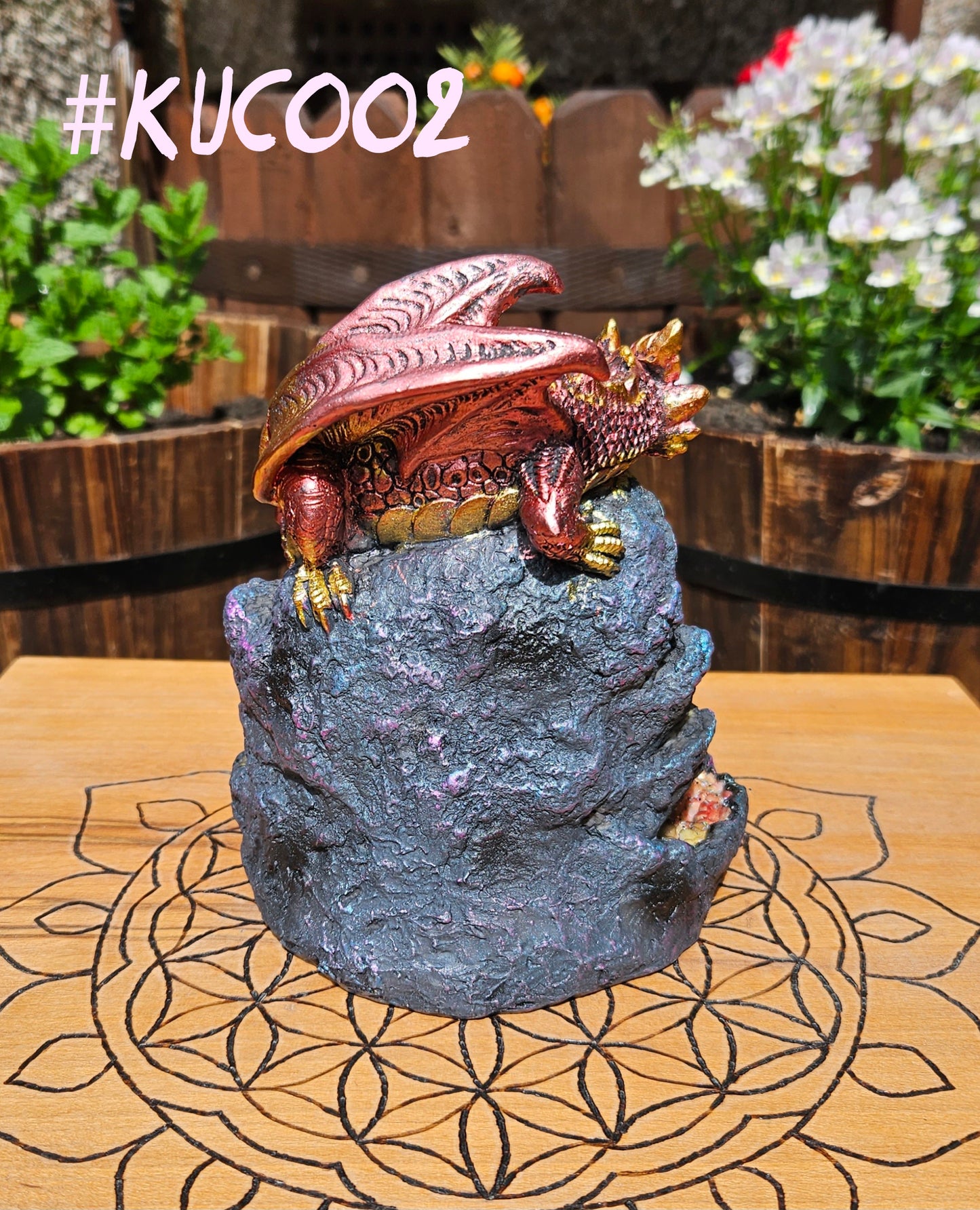Dragon Geode Backlflow Burner
