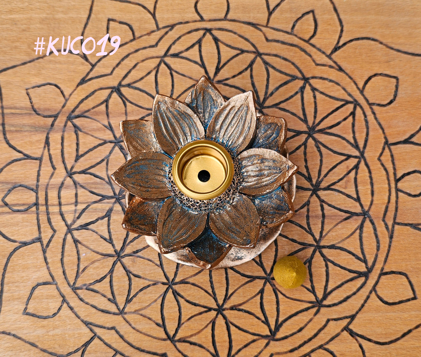 #KUC019 Lotus Backflow Burner