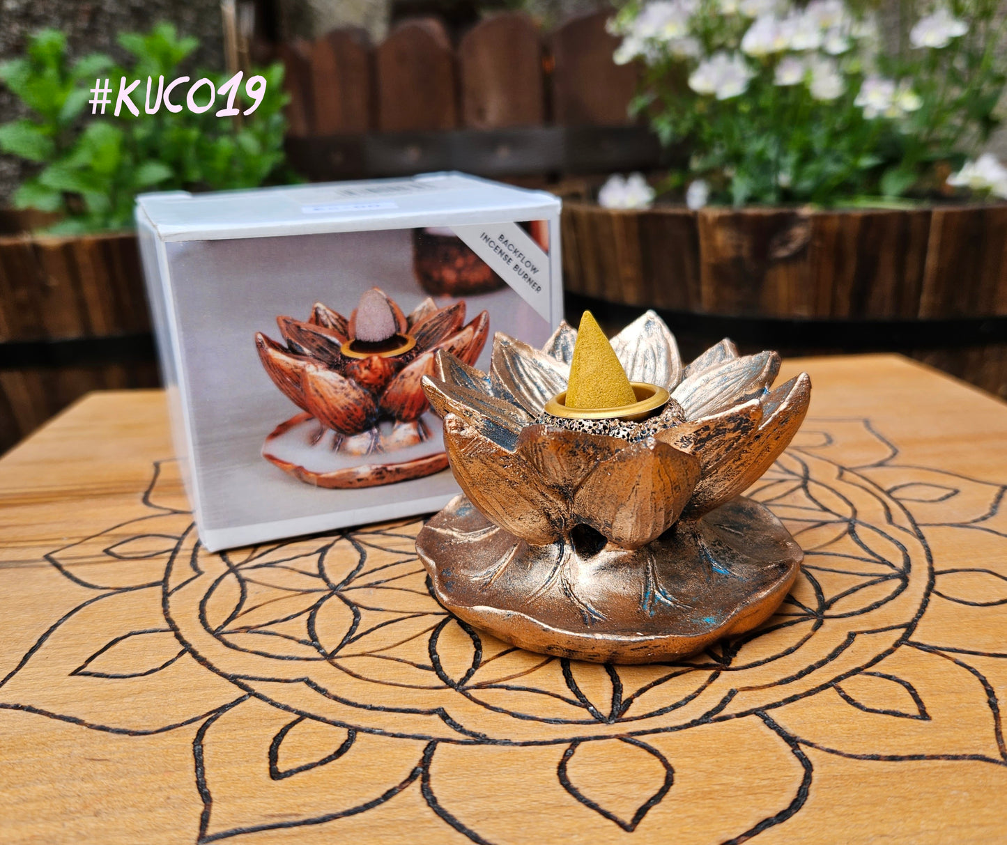 #KUC019 Lotus Backflow Burner