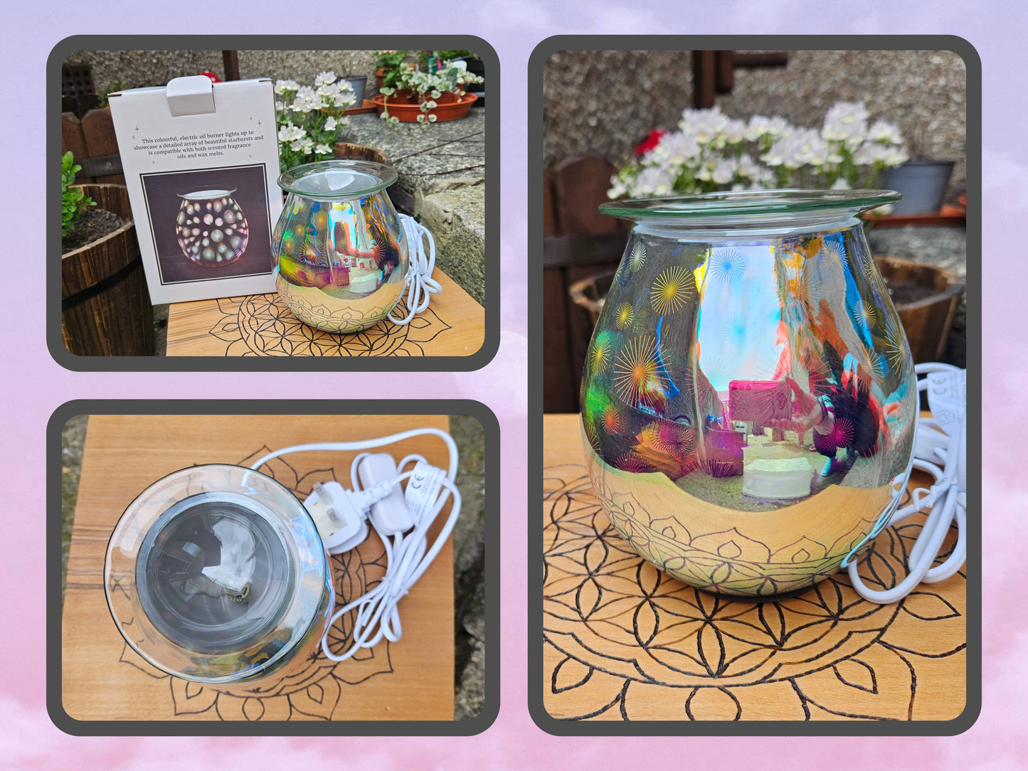 #KUC025 Holographic Oil Burner