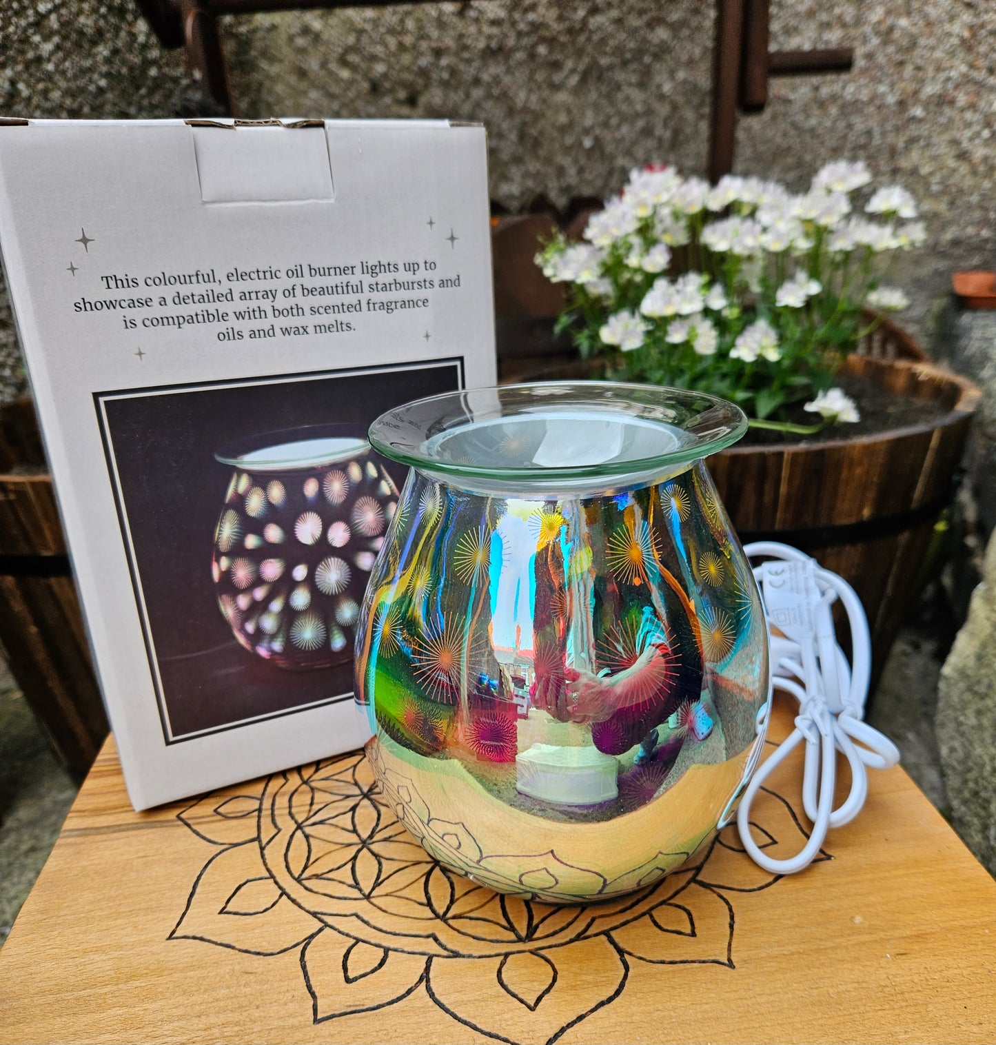 #KUC025 Holographic Oil Burner