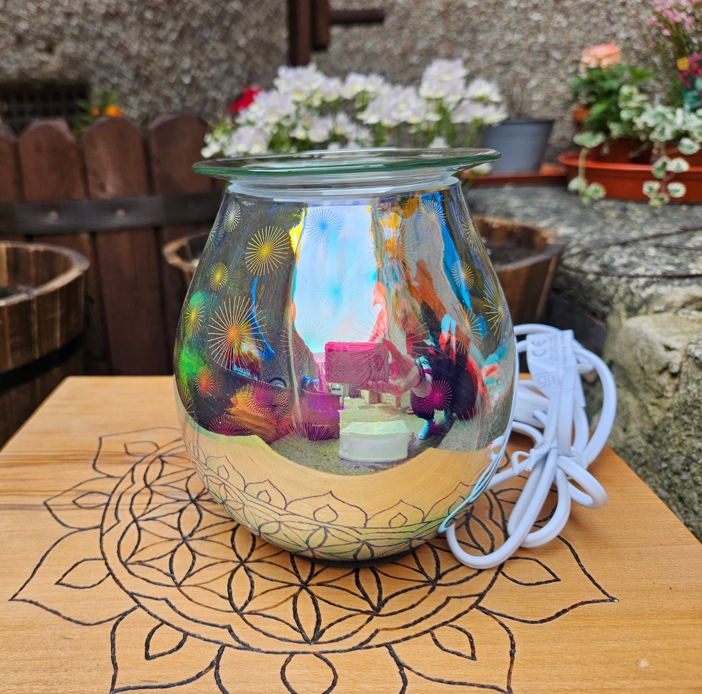 #KUC025 Holographic Oil Burner