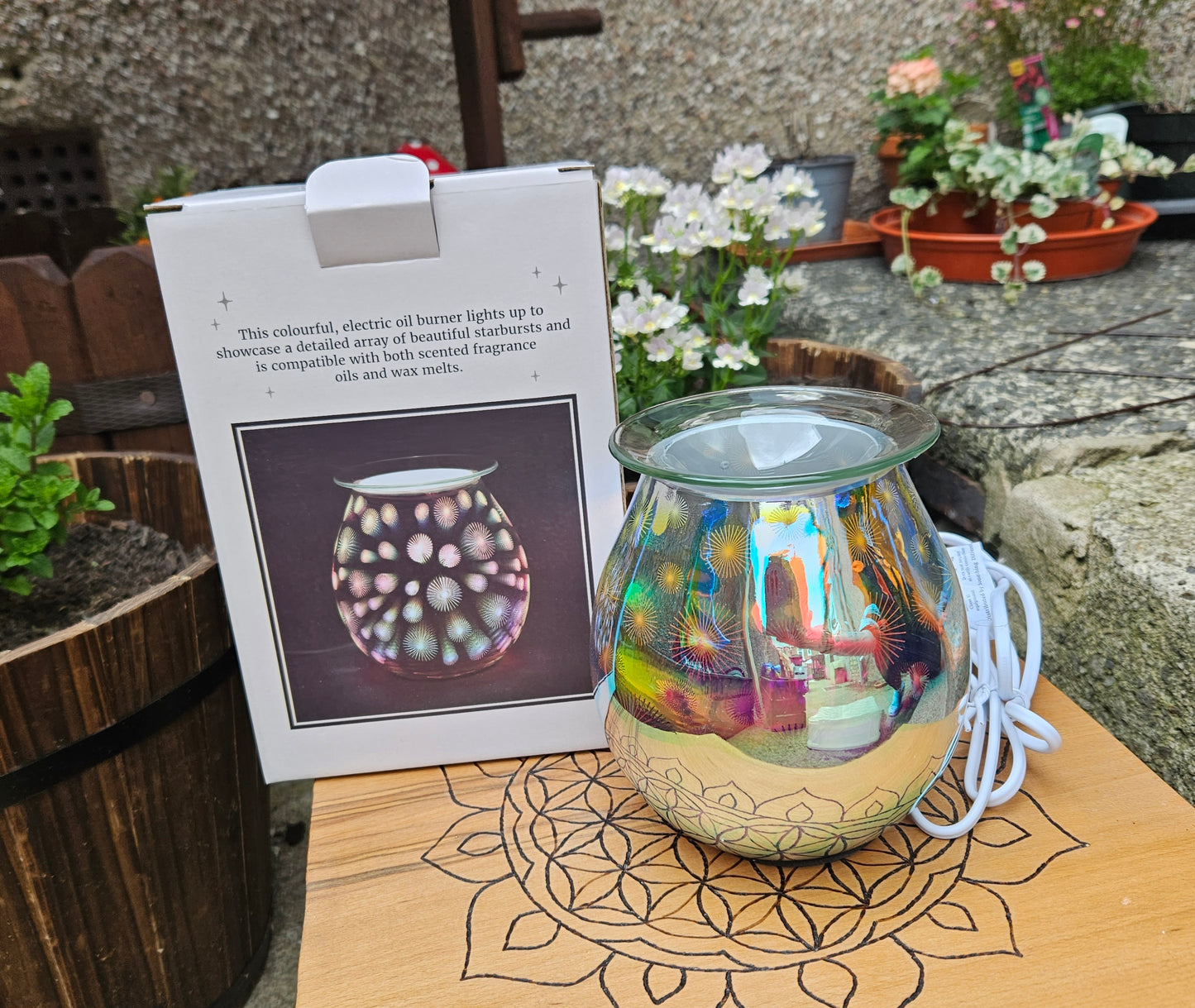 #KUC025 Holographic Oil Burner