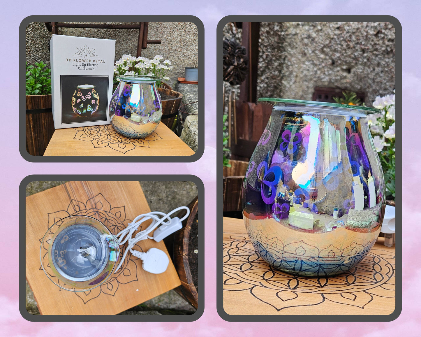 #KUC026 Holographic Oil Burner