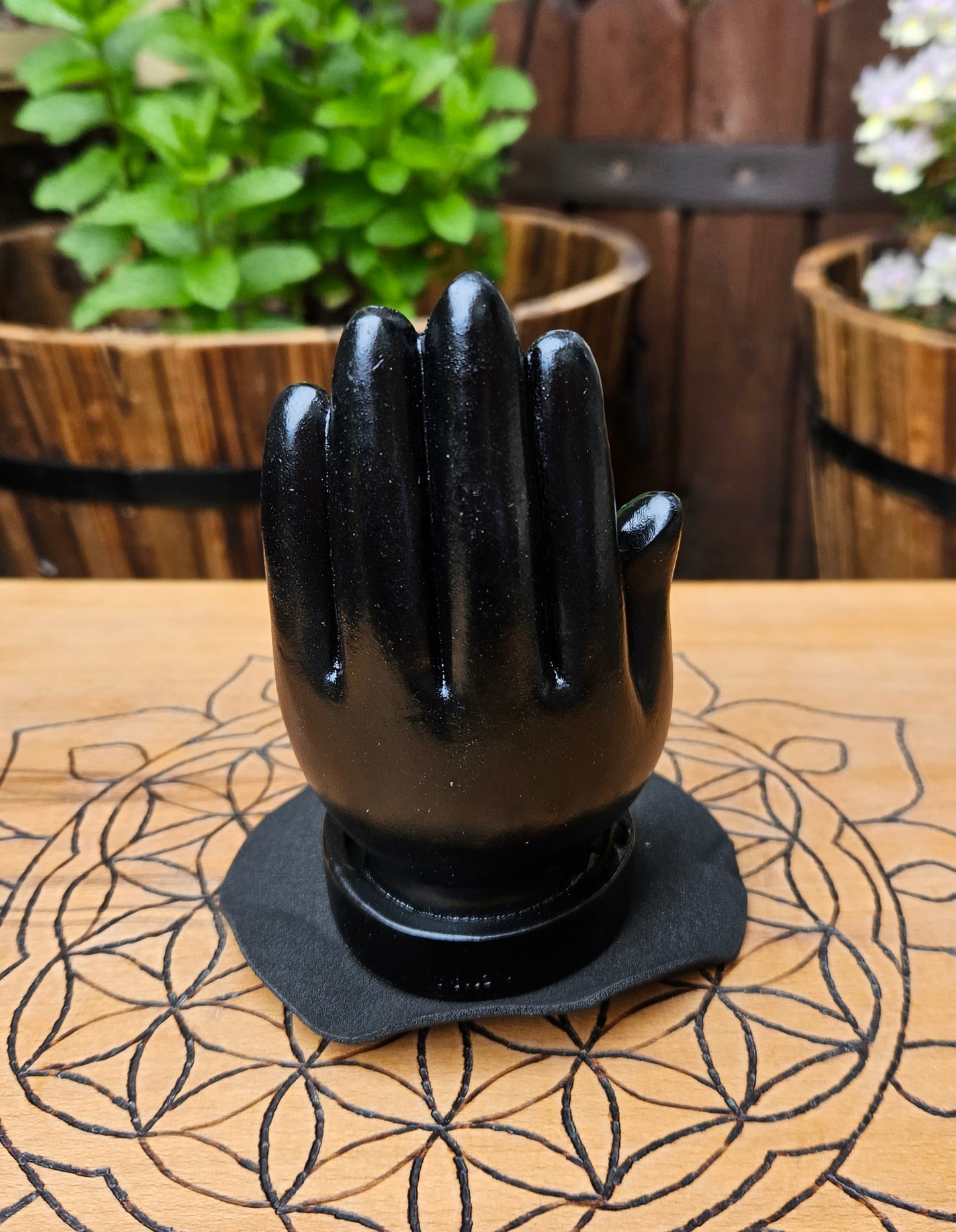 Nemesis Now ~ Palmistry Backflow / Incense Holder ~ Black