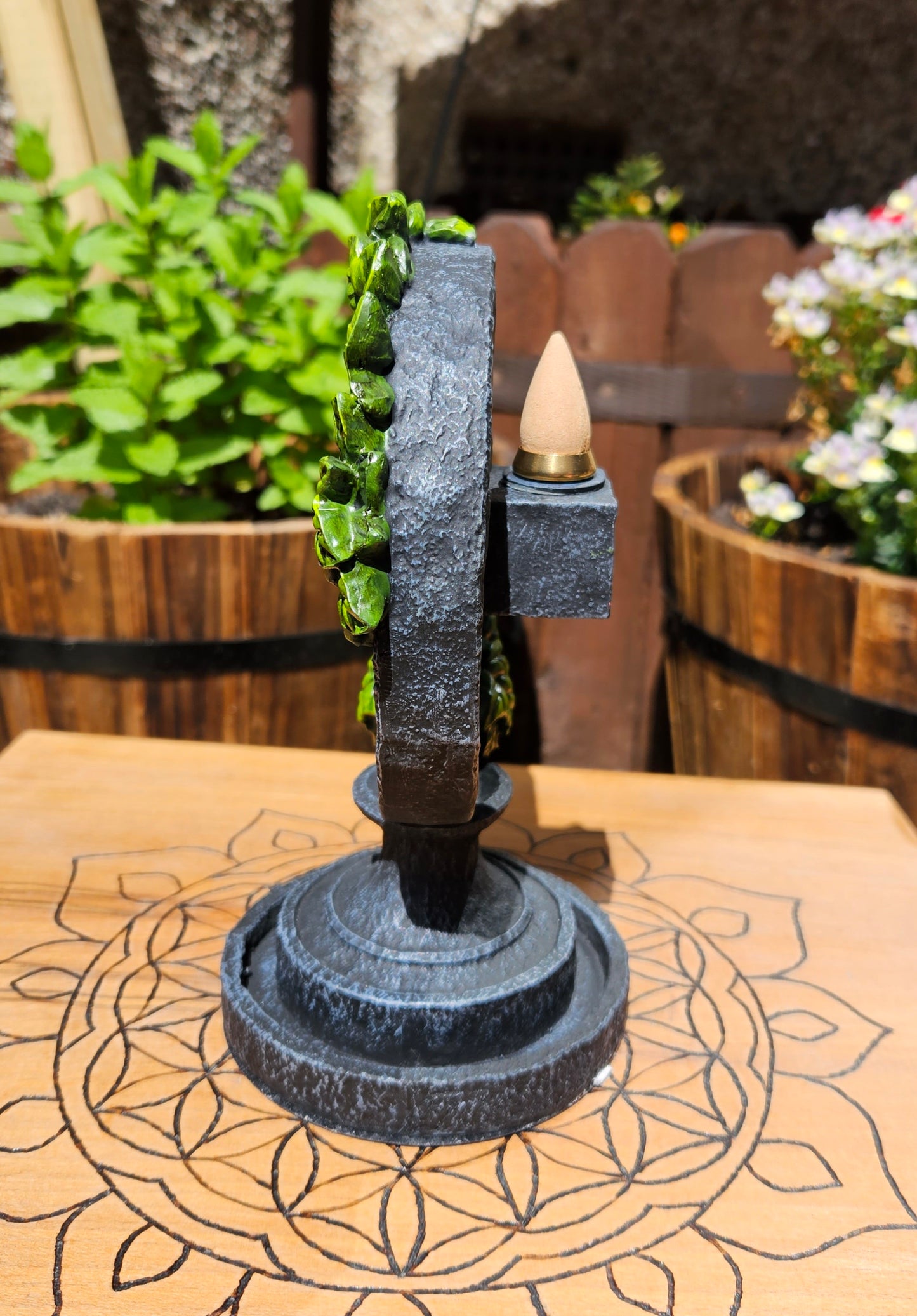 Nemesis Now ~ Aged Pentagram Backflow Burner