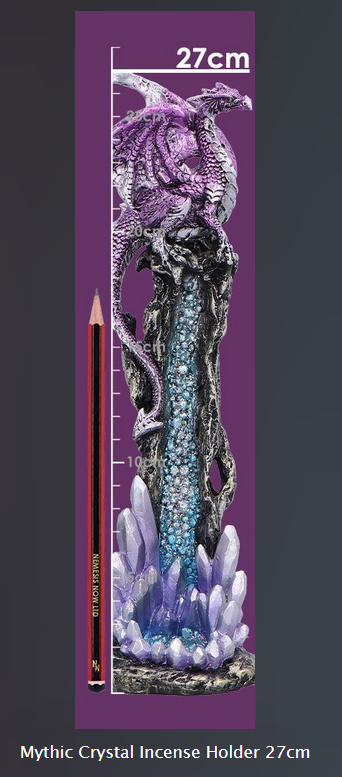 Nemesis Now ~ Mythic Crystal Incense Holder