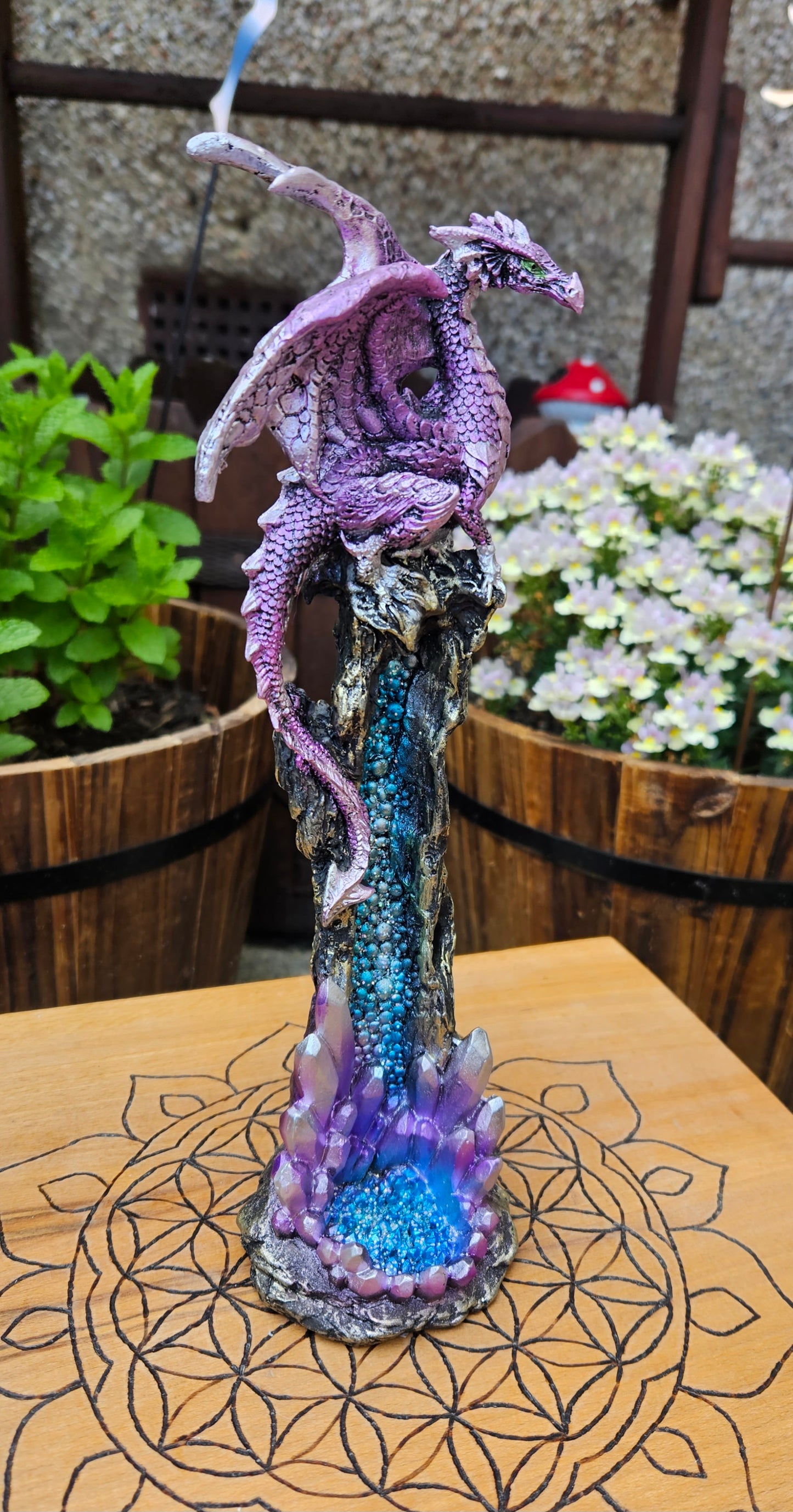 Nemesis Now ~ Mythic Crystal Incense Holder