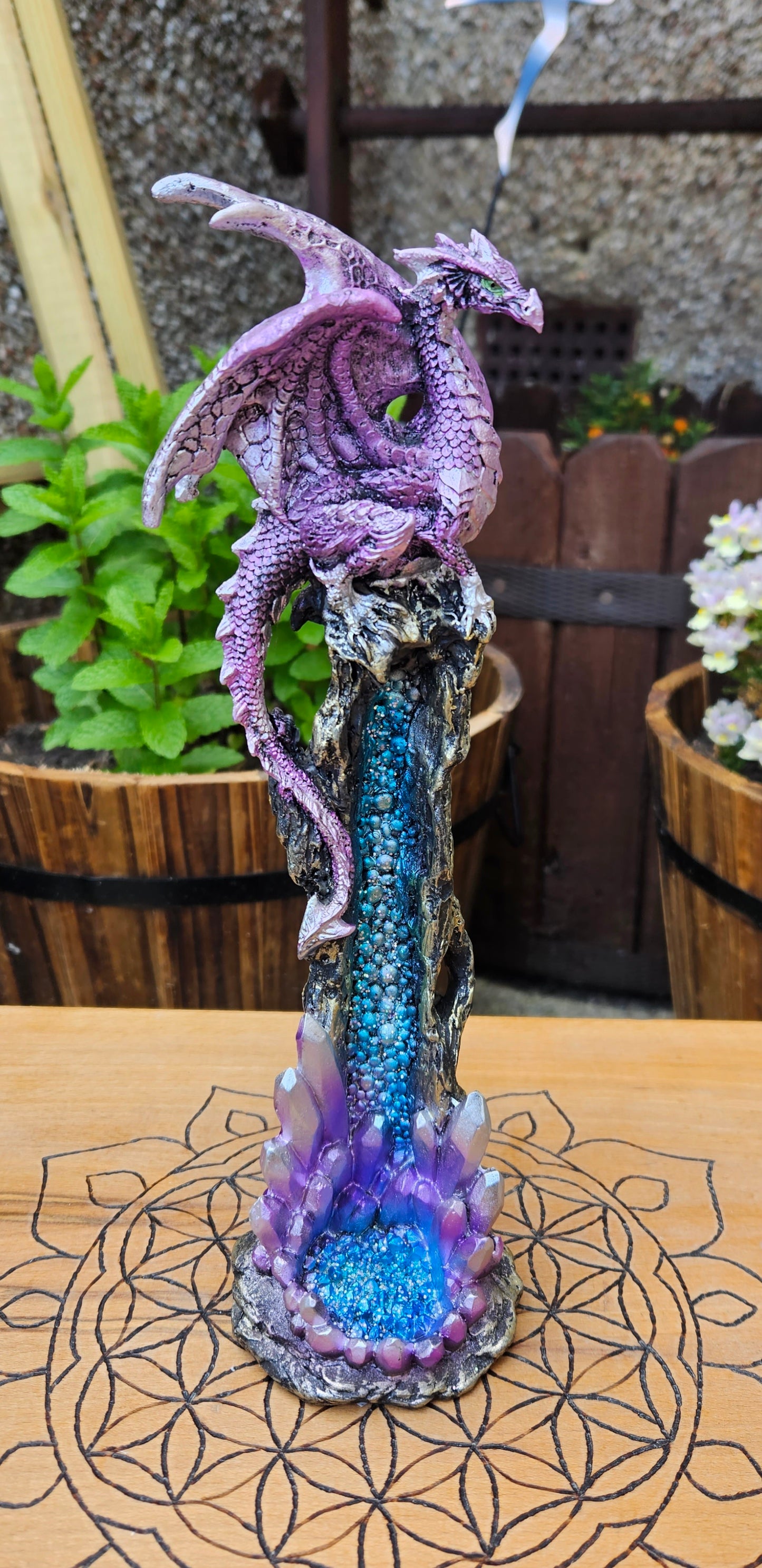 Nemesis Now ~ Mythic Crystal Incense Holder
