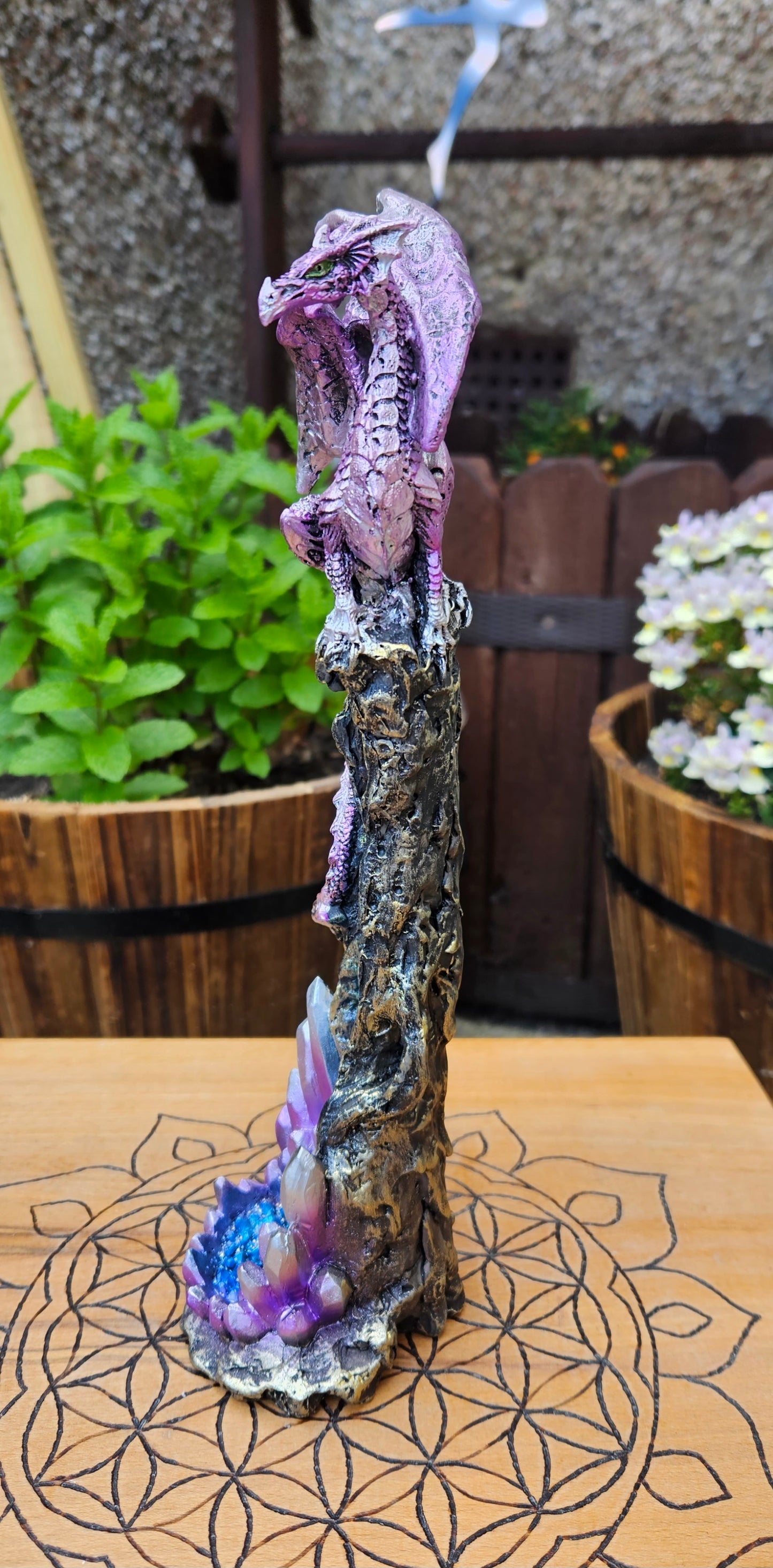 Nemesis Now ~ Mythic Crystal Incense Holder
