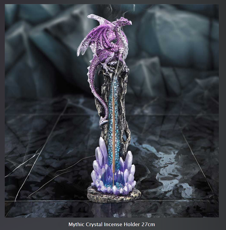 Nemesis Now ~ Mythic Crystal Incense Holder