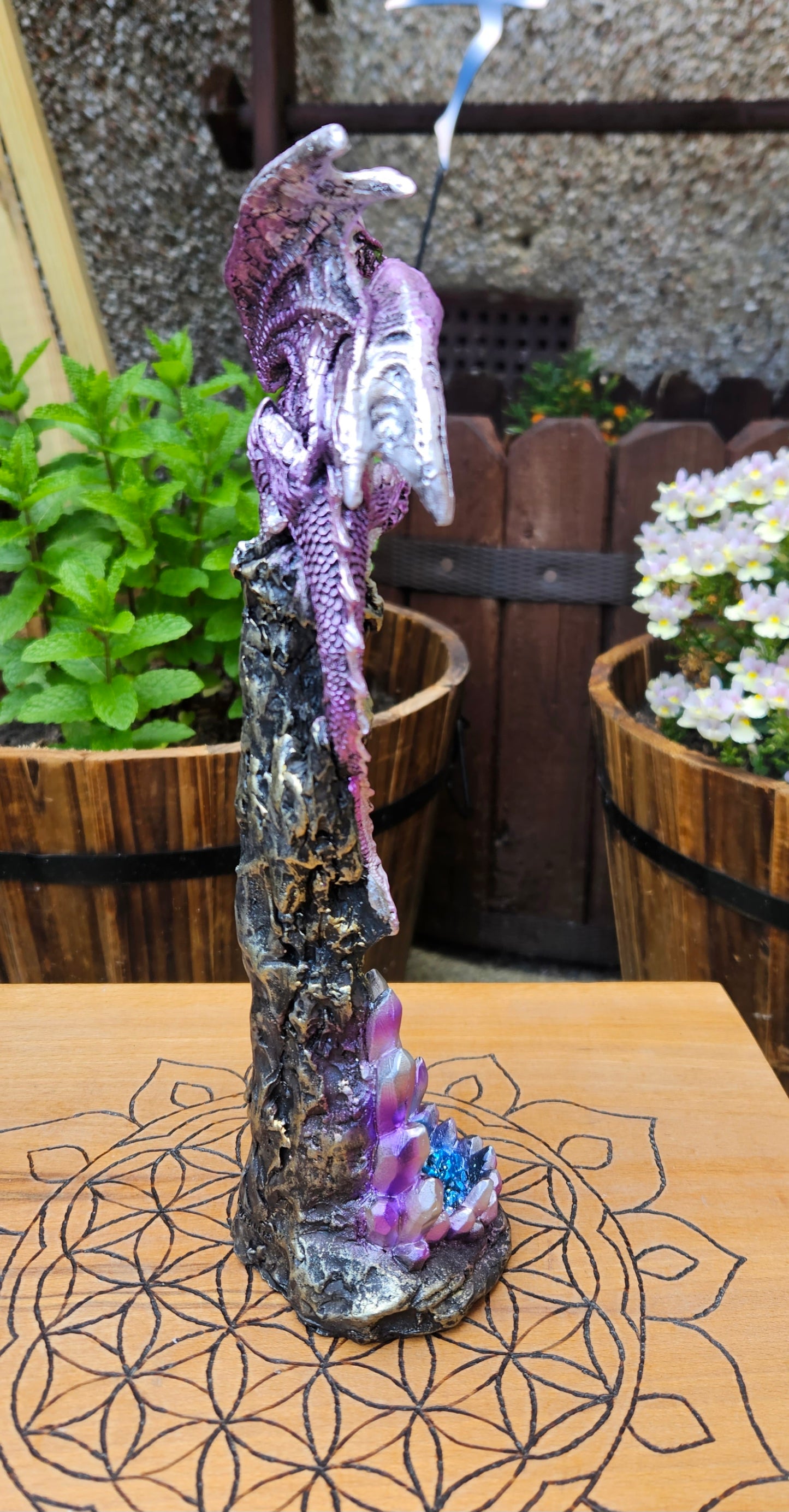 Nemesis Now ~ Mythic Crystal Incense Holder