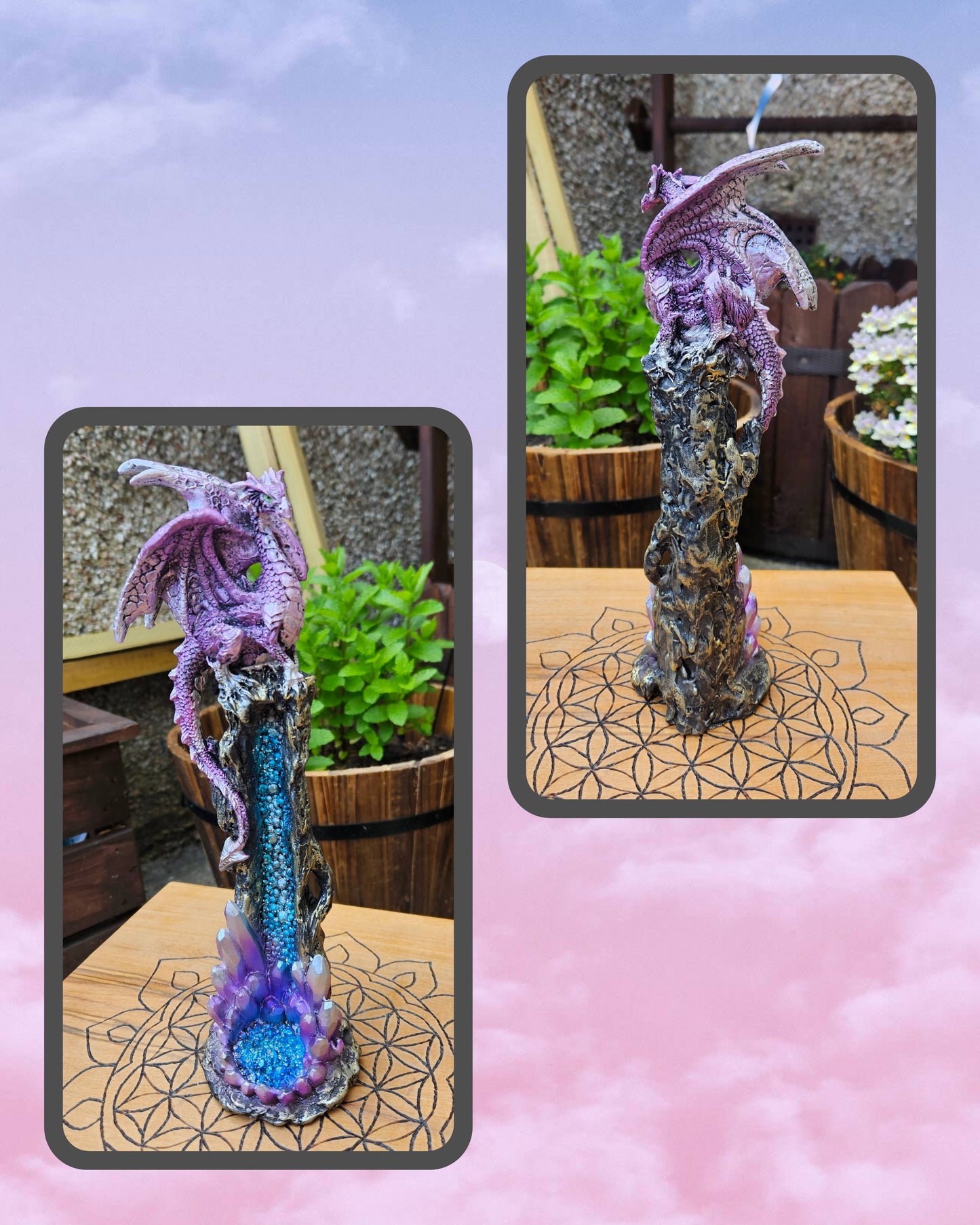 Nemesis Now ~ Mythic Crystal Incense Holder