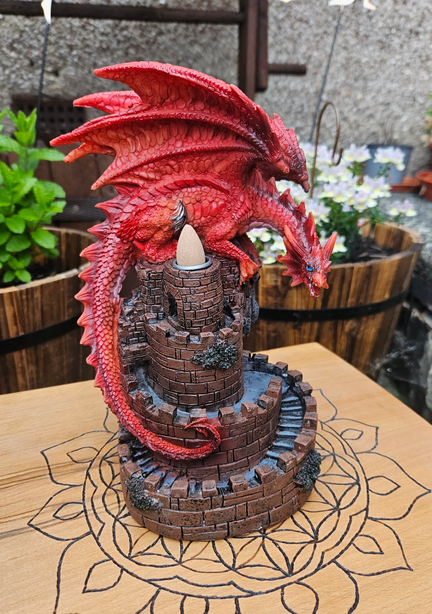 Nemesis Now ~ Crimson Keep Backflow Burner