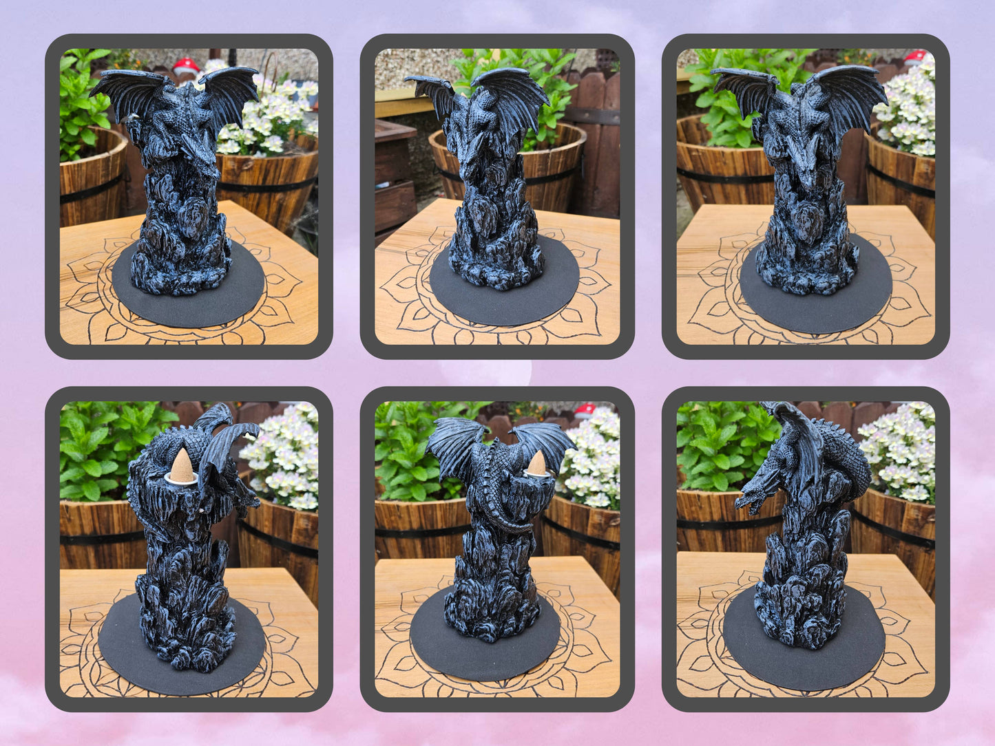 Nemesis Now ~ Dragon Incense Tower Backflow Burner