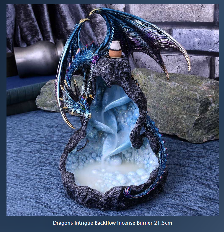 Nemesis Now ~ Dragons Intrigue Backflow ~ New and Boxed