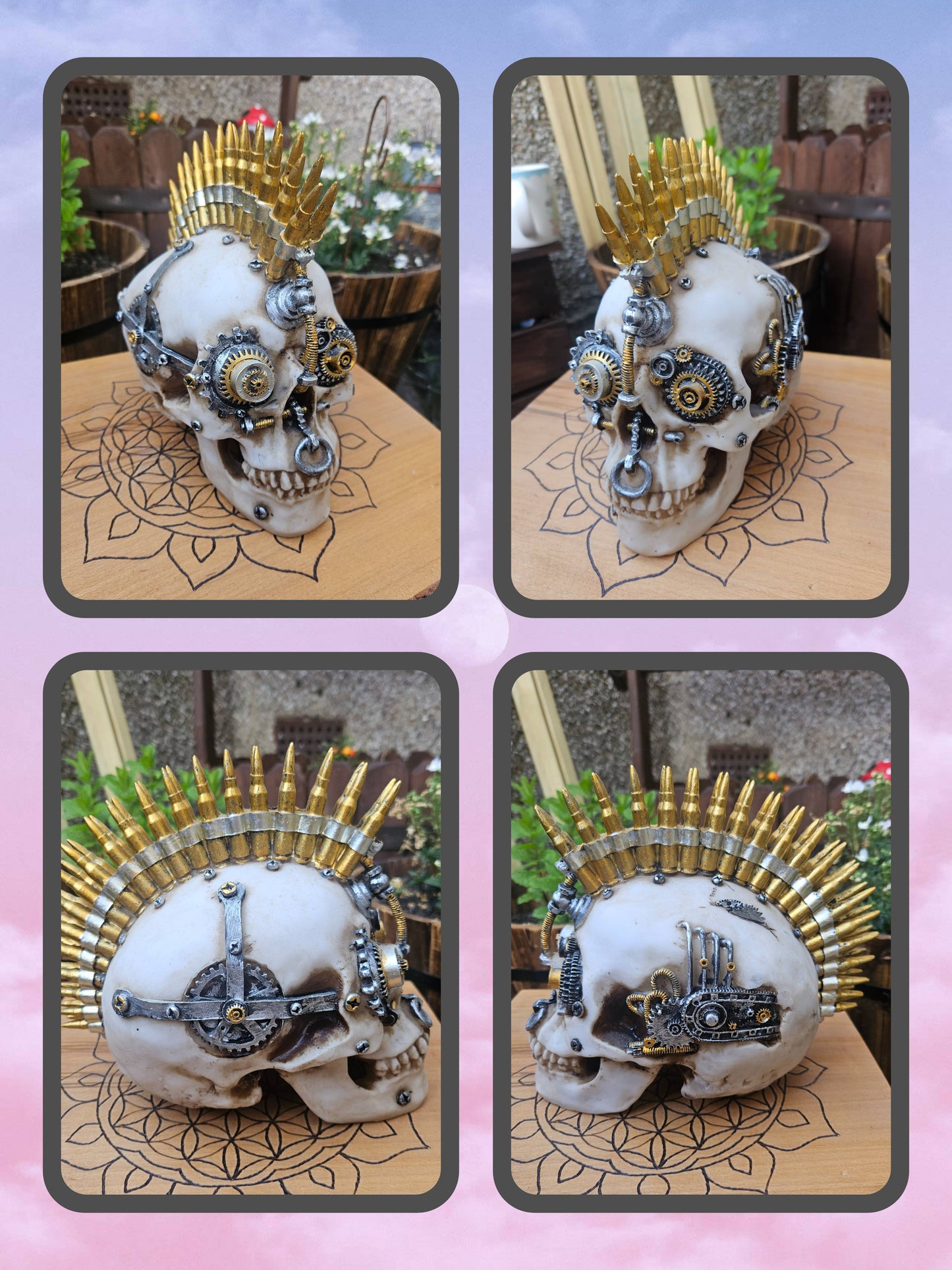 Bullet Skull Ornament - Nemesis Now - Ex Display