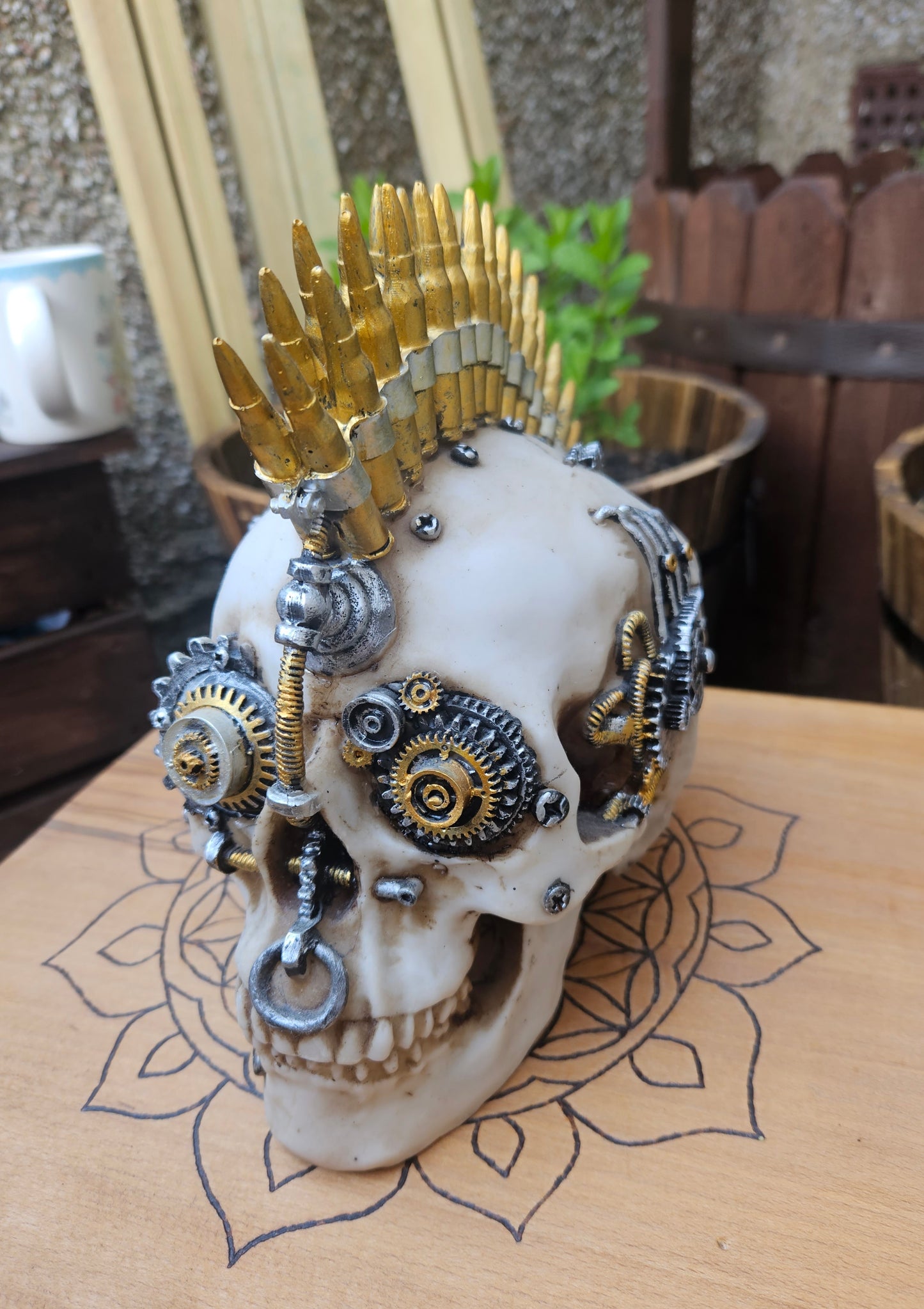 Bullet Skull Ornament - Nemesis Now - Ex Display