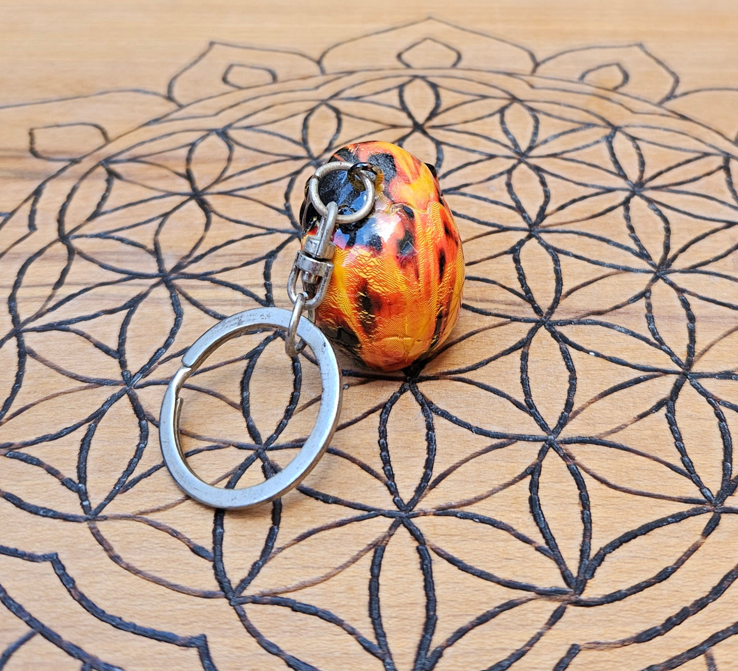 Flaming Skull Keyrings - EX Display (No Box) £5each