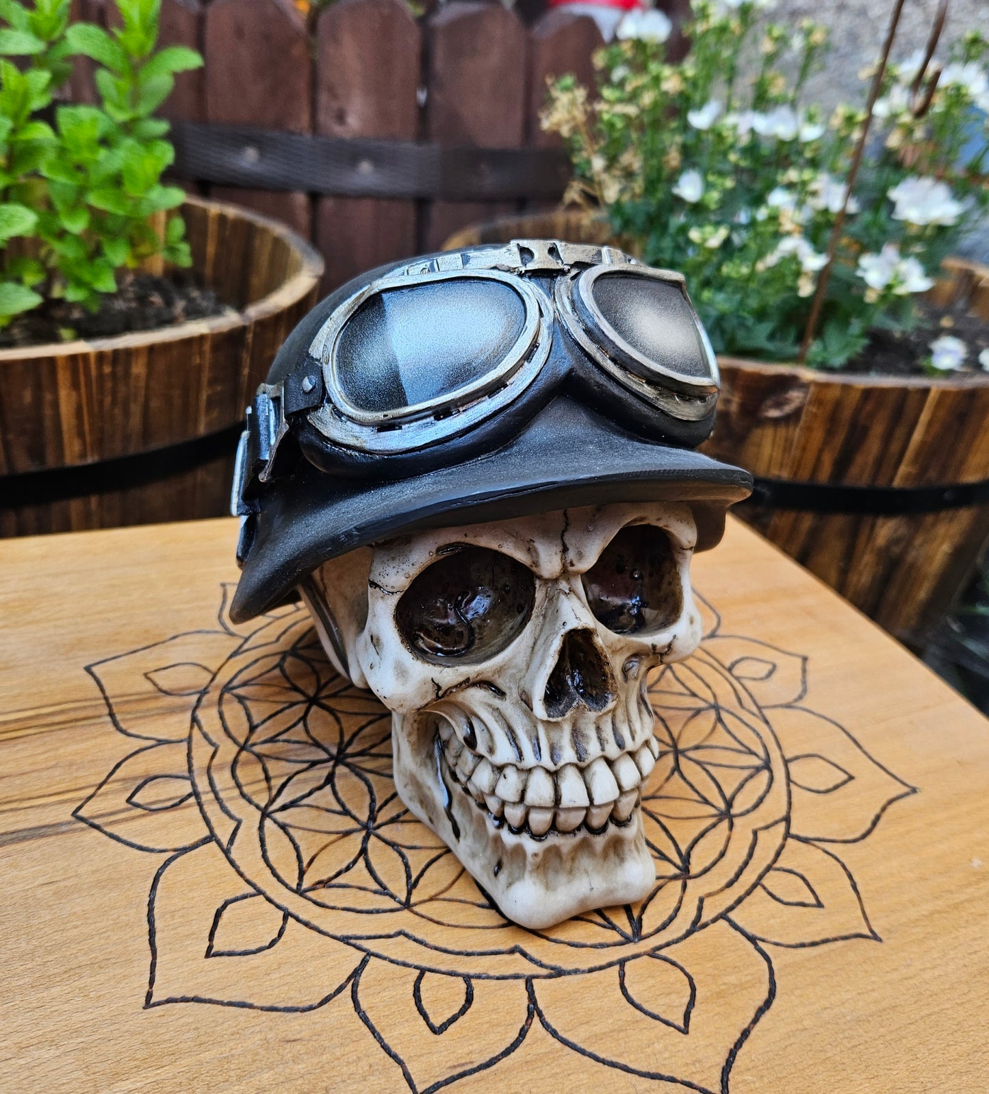 Iron Cross Skull - Nemesis Now - EX Display (No Box)