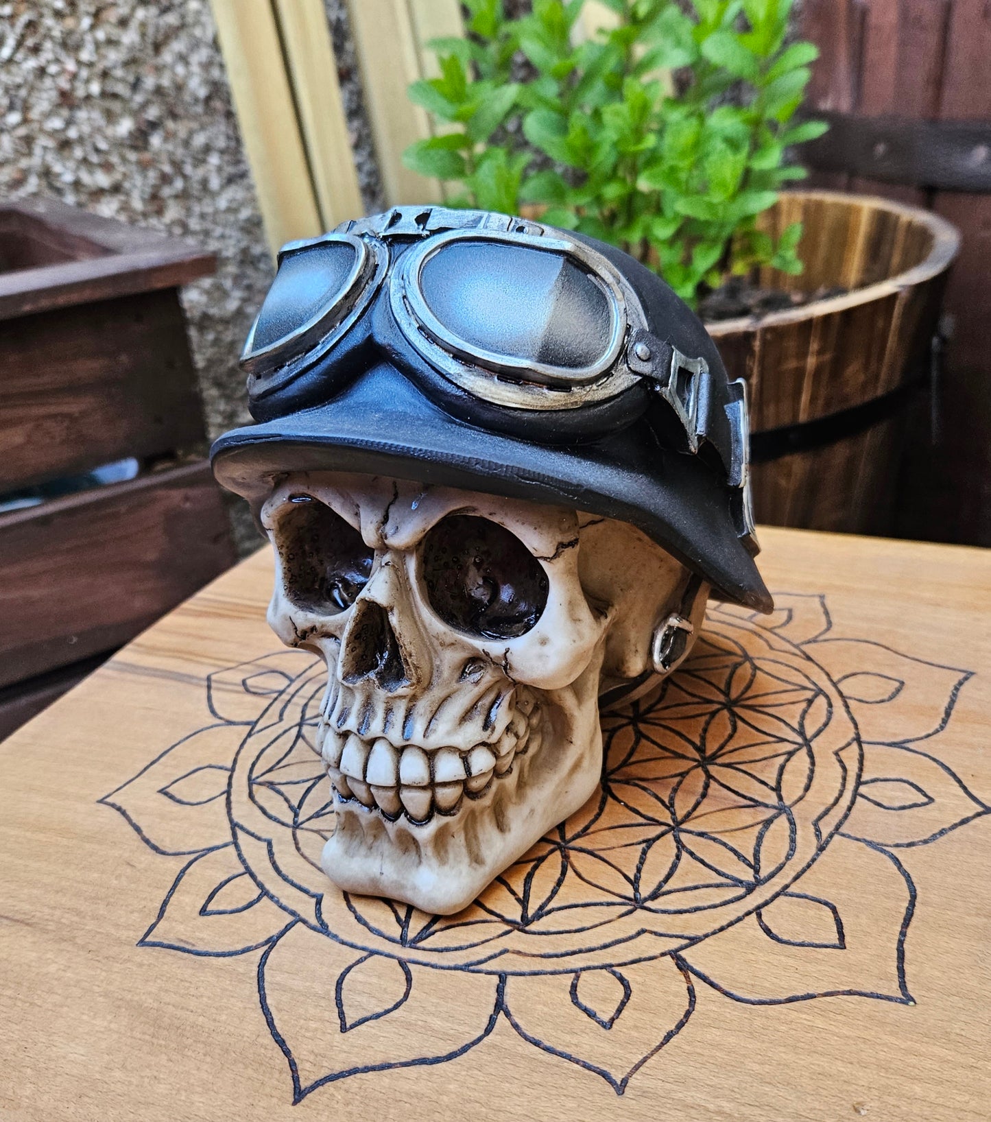Iron Cross Skull - Nemesis Now - EX Display (No Box)