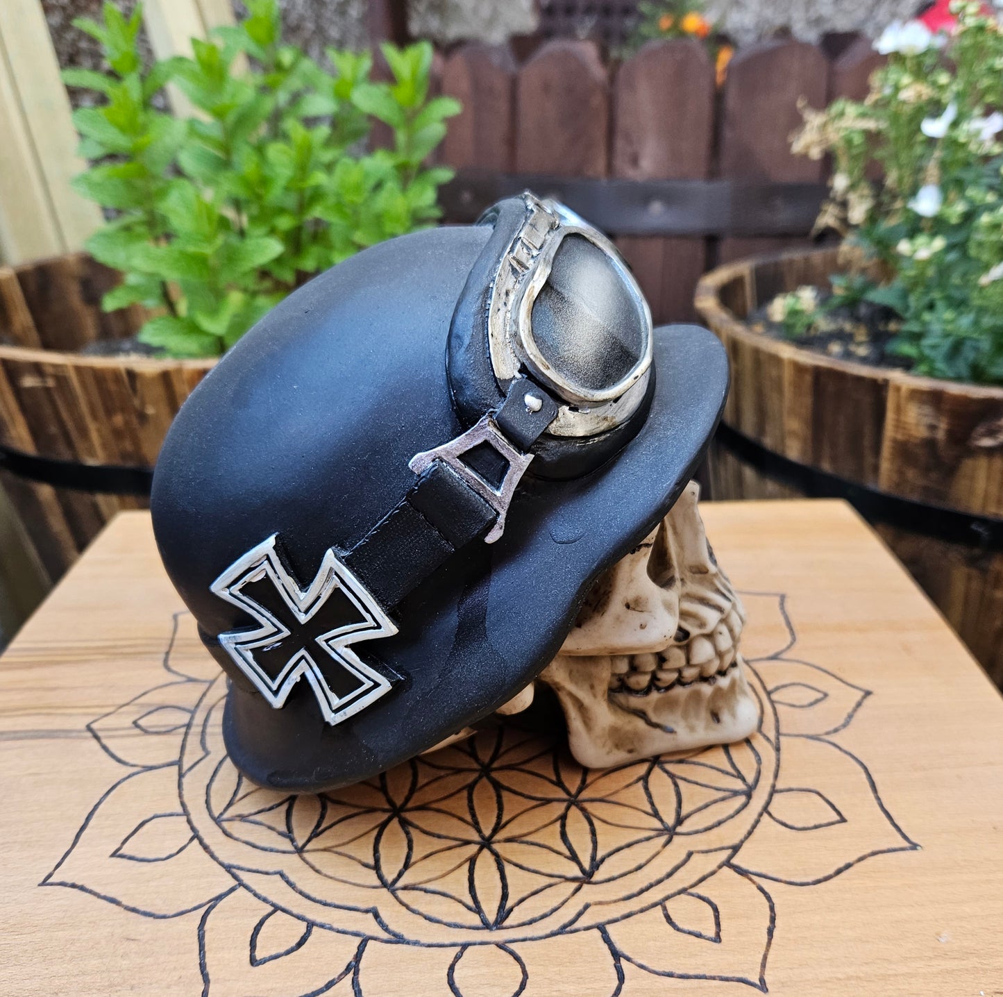 Iron Cross Skull - Nemesis Now - EX Display (No Box)