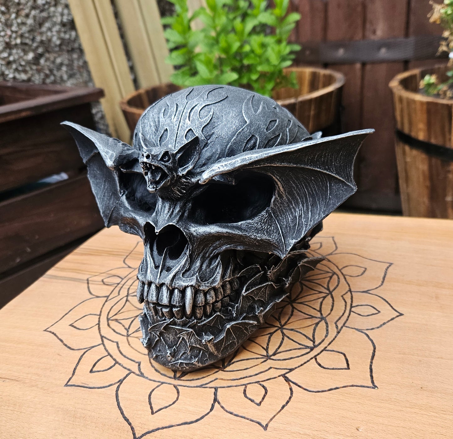 Dracula Bat Skull (Not its licensed name) - Nemesis Now - EX Display (No Box)