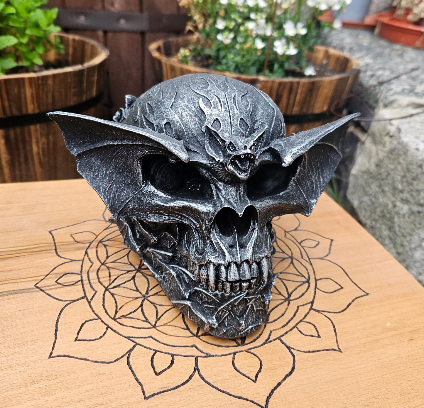 Dracula Bat Skull (Not its licensed name) - Nemesis Now - EX Display (No Box)