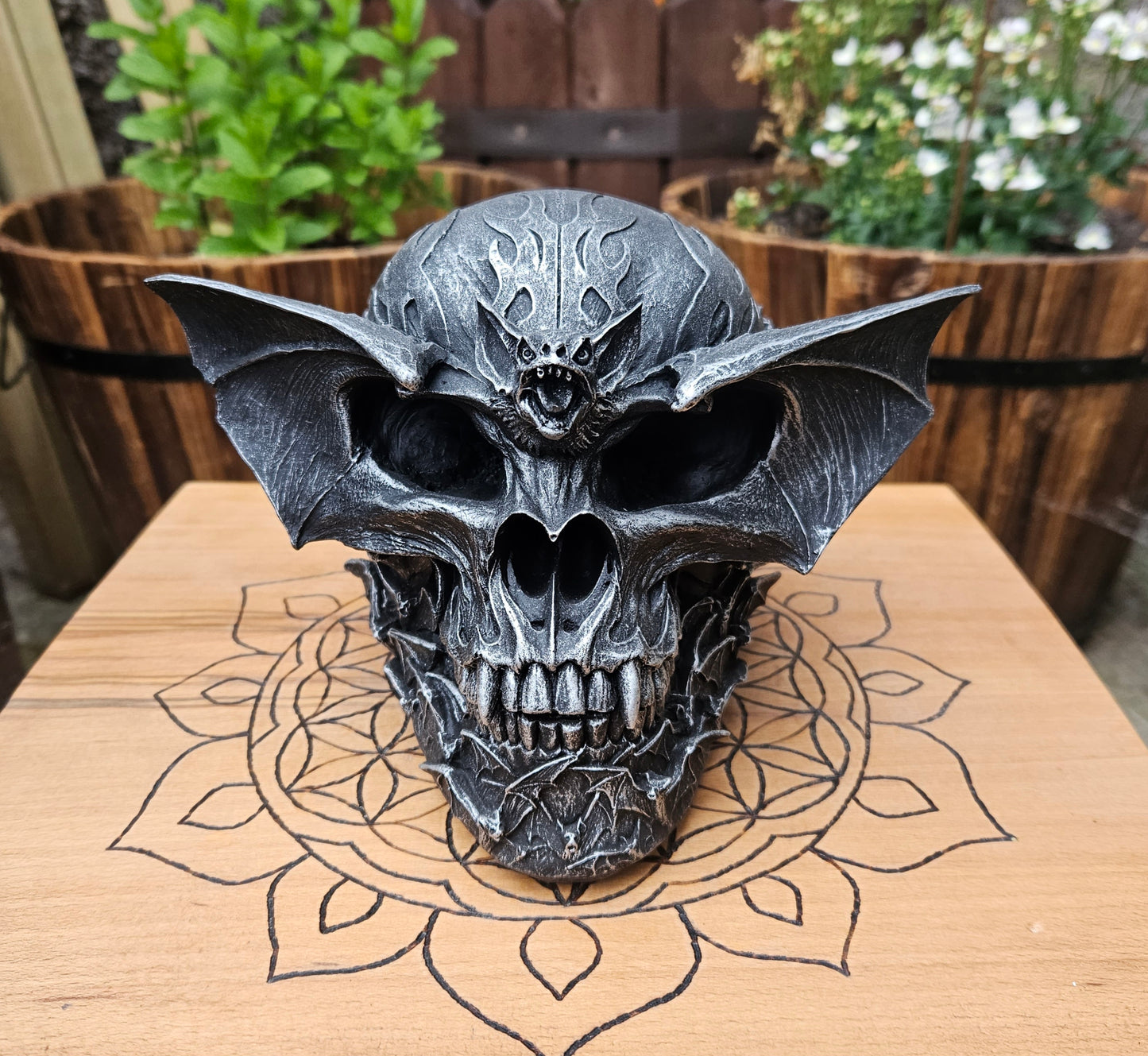 Dracula Bat Skull (Not its licensed name) - Nemesis Now - EX Display (No Box)