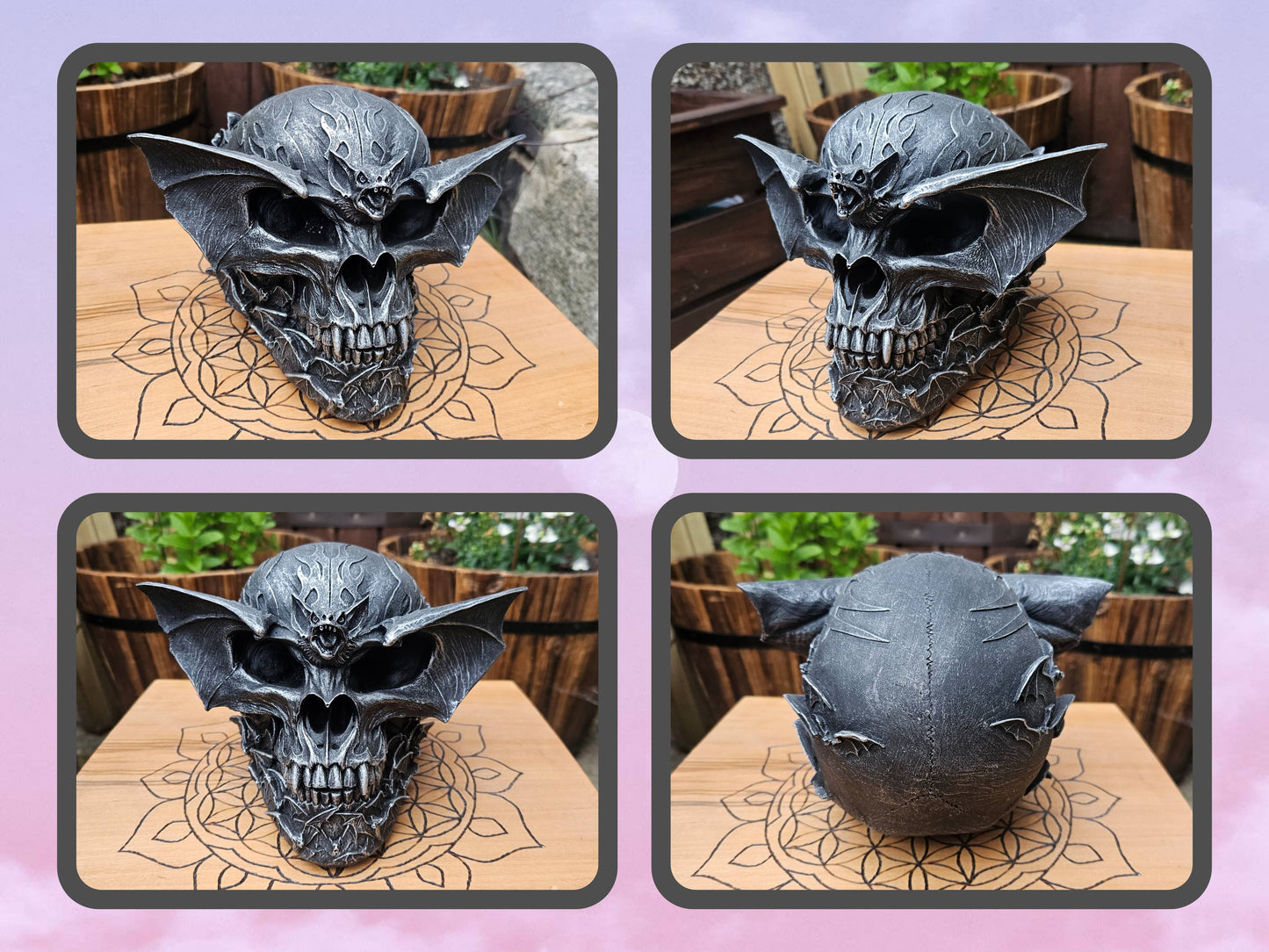 Dracula Bat Skull (Not its licensed name) - Nemesis Now - EX Display (No Box)