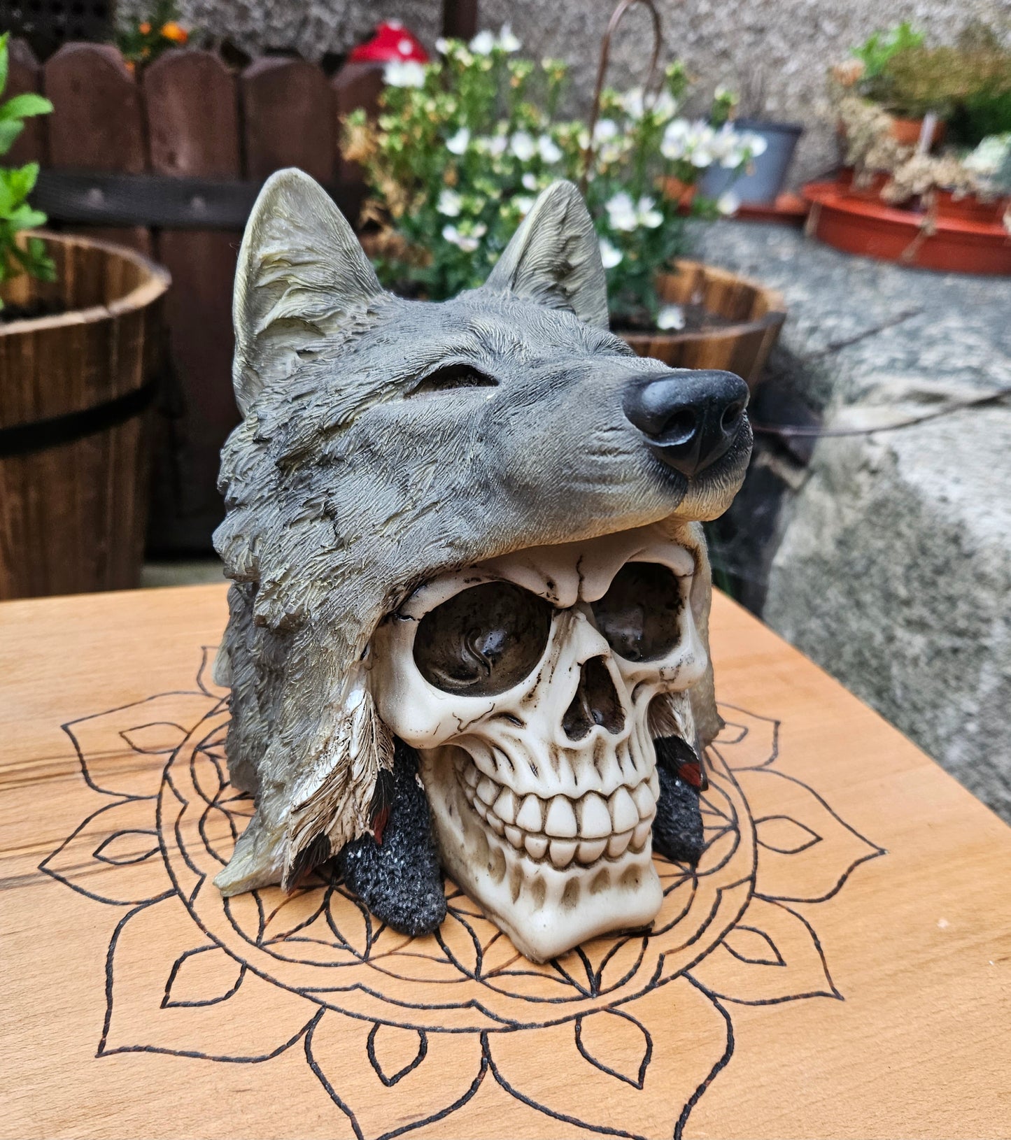 Wolf Chief Skull- EX Display (No Box)