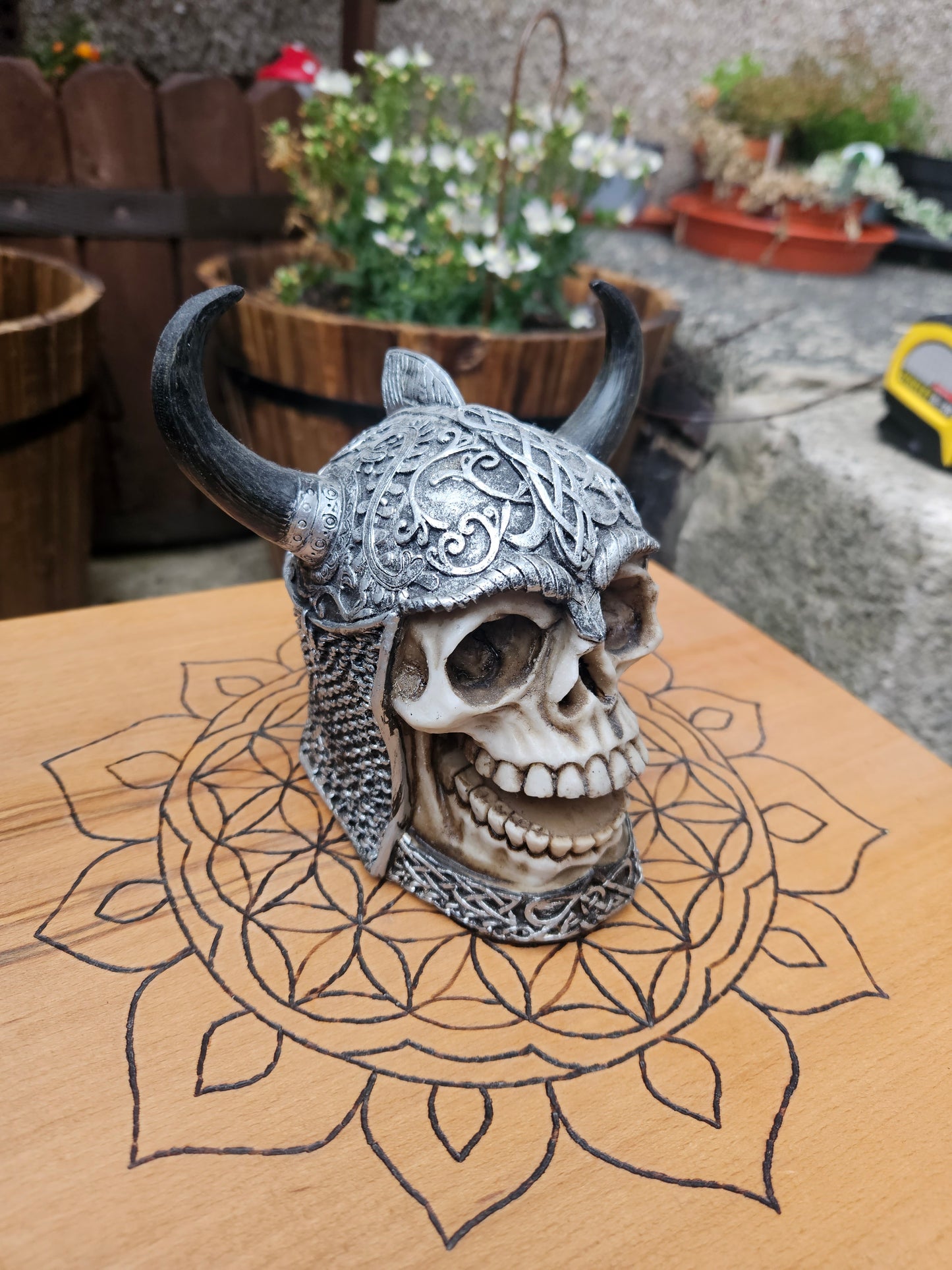 Viking Skull (not its licensed name) - Nemesis Now - EX Display (No Box)