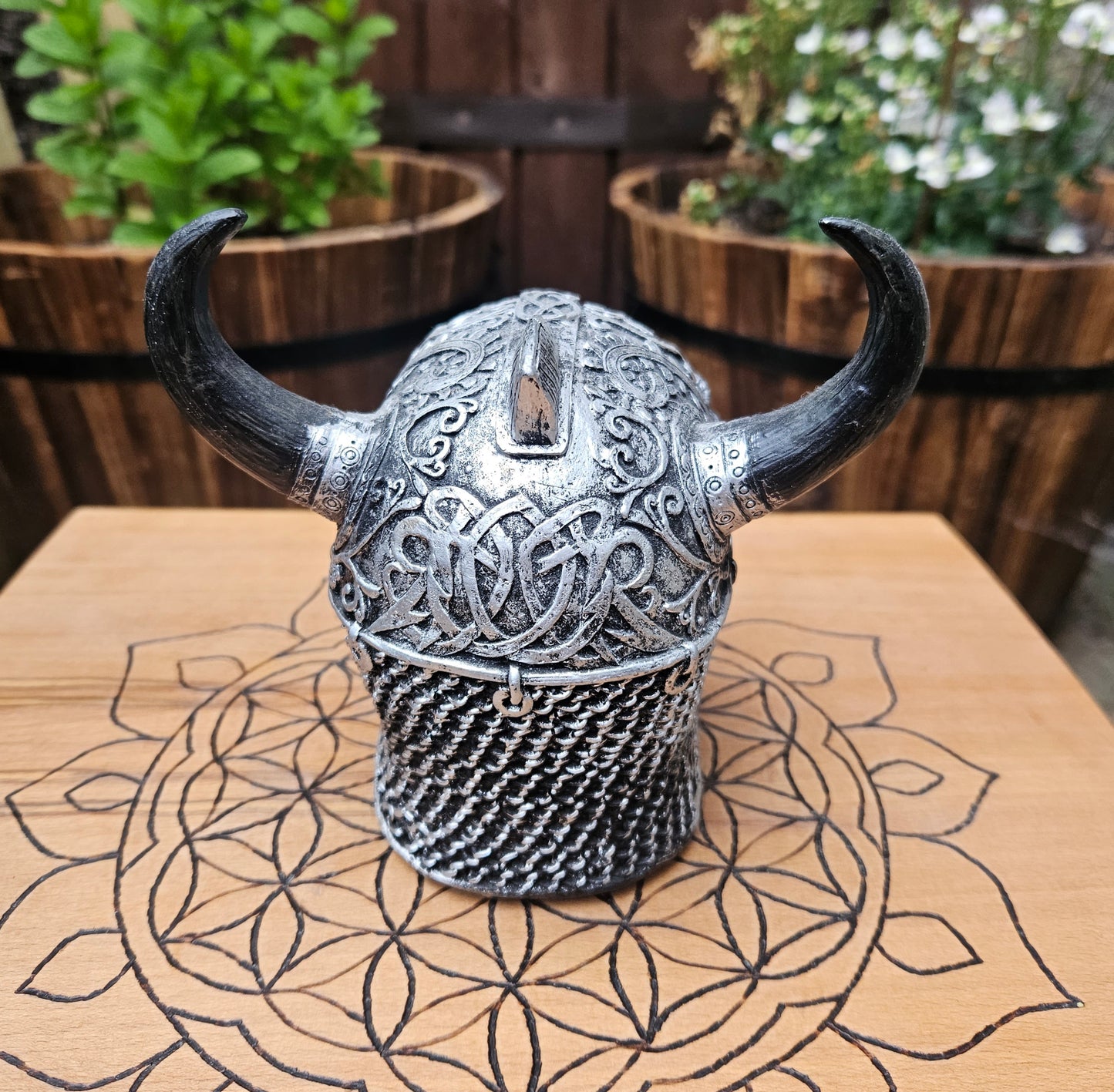Viking Skull (not its licensed name) - Nemesis Now - EX Display (No Box)