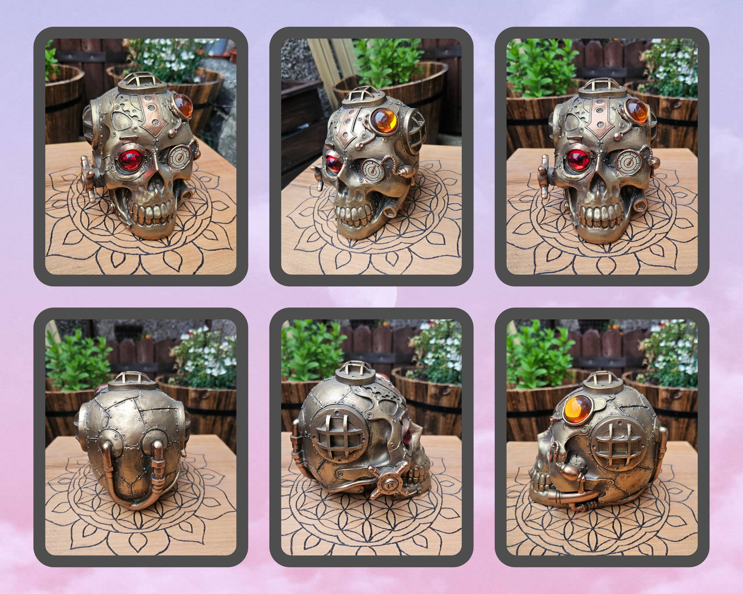 Steampunk Submarine Skull (not its licensed name) - Nemesis Now - EX Display (No Box)