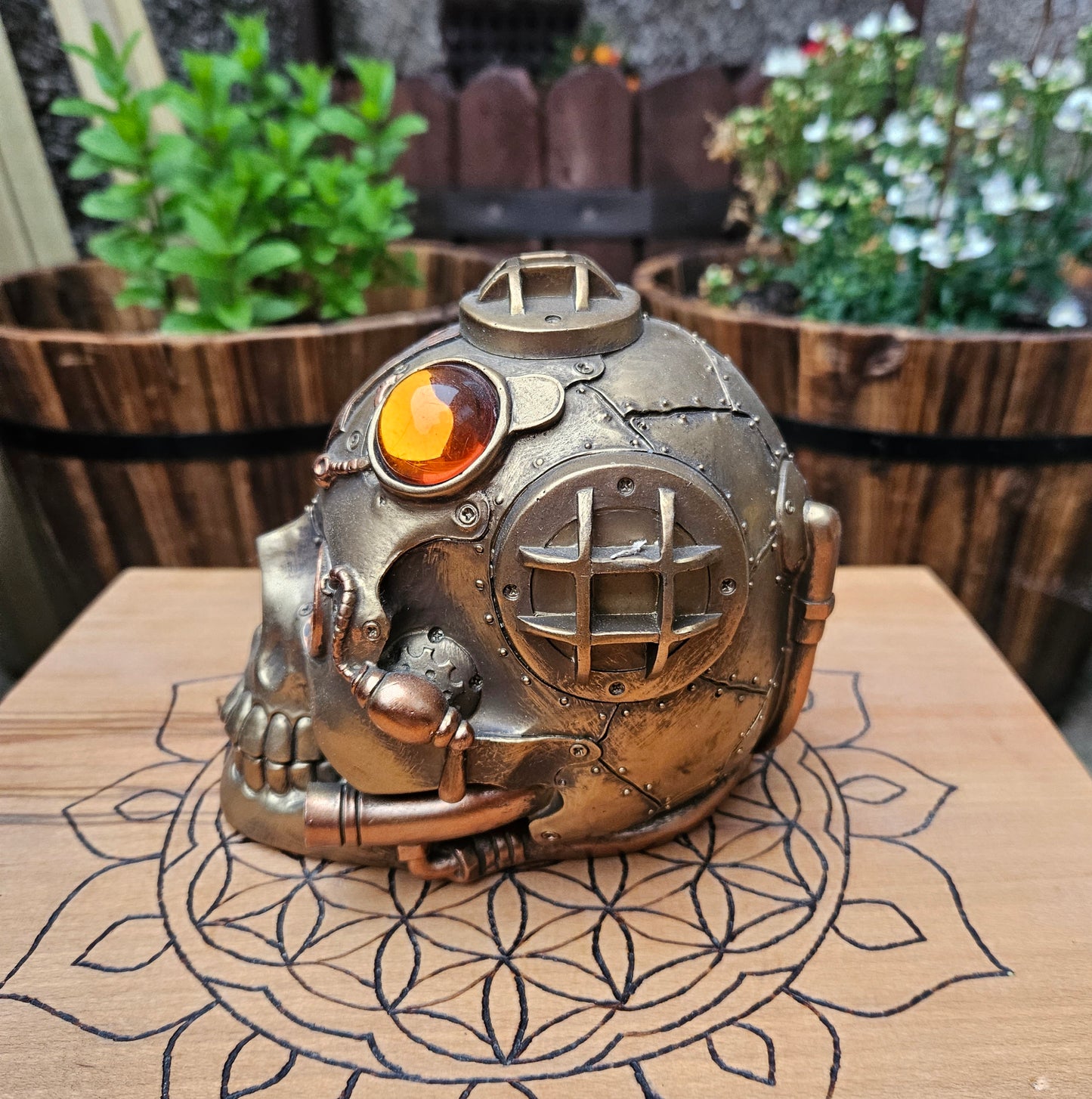 Steampunk Submarine Skull (not its licensed name) - Nemesis Now - EX Display (No Box)