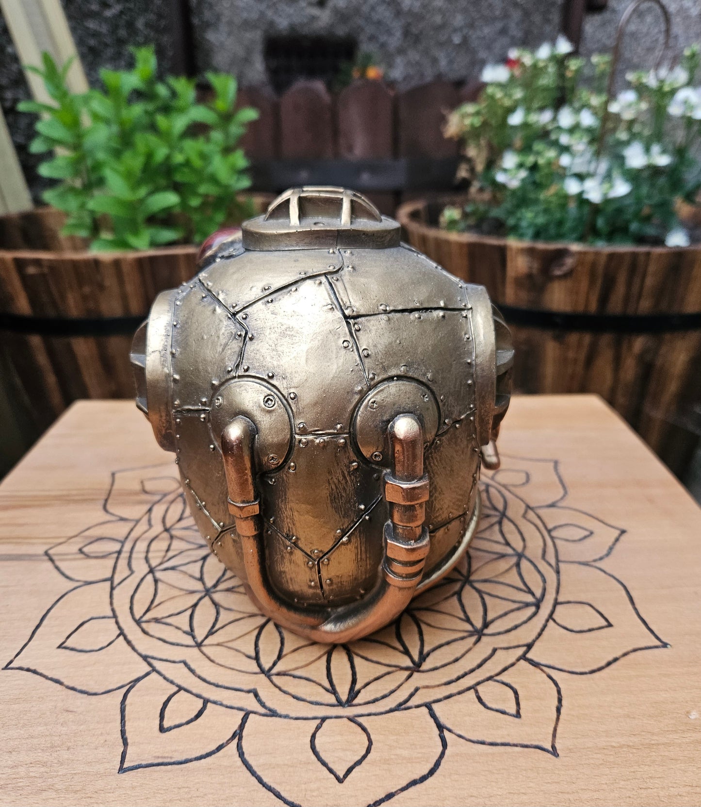 Steampunk Submarine Skull (not its licensed name) - Nemesis Now - EX Display (No Box)